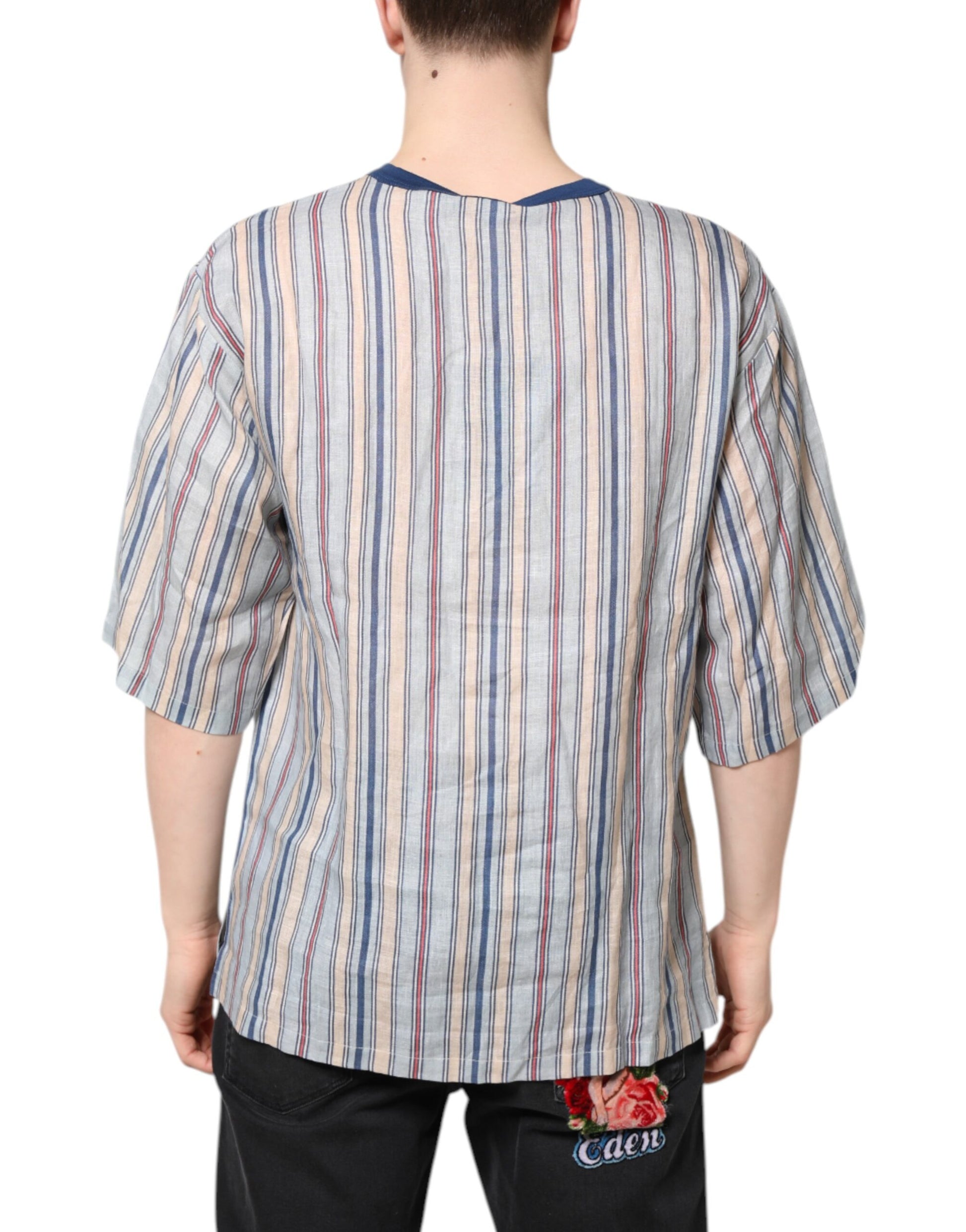 Dolce & Gabbana Multicolor T-Shirt for Men side view