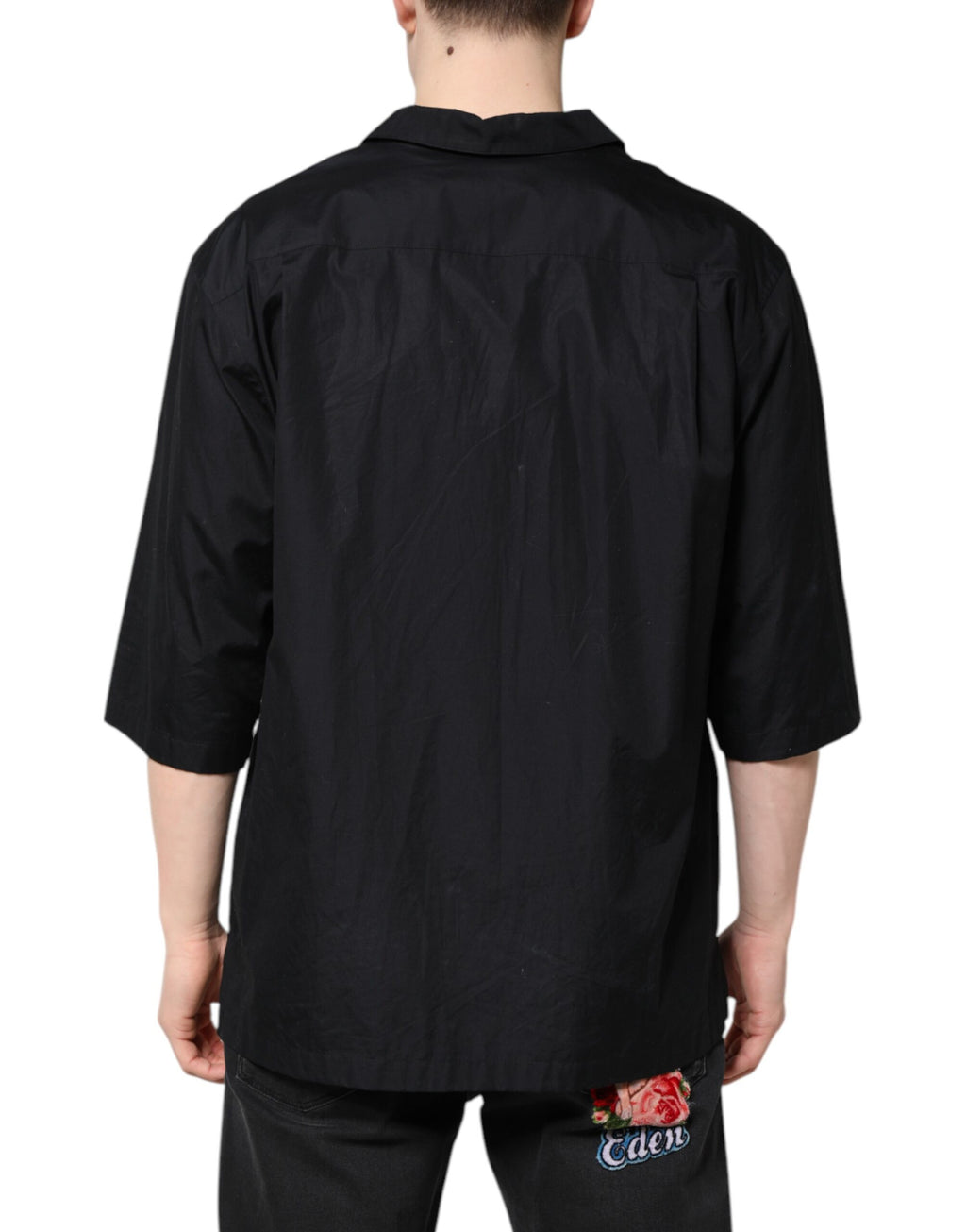 Dolce & Gabbana Black Shortsleeve for Men side view