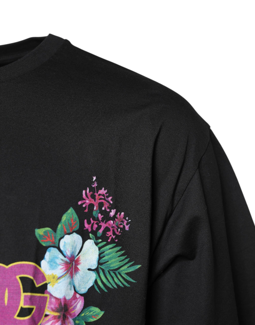 Dolce & Gabbana Black T-Shirt for Men detail view