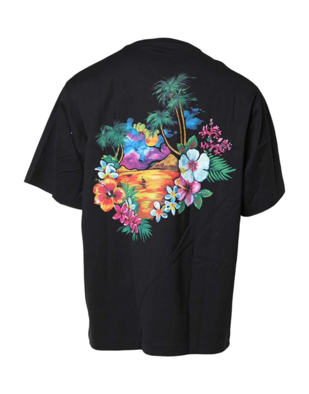 Dolce & Gabbana Black T-Shirt for Men side view