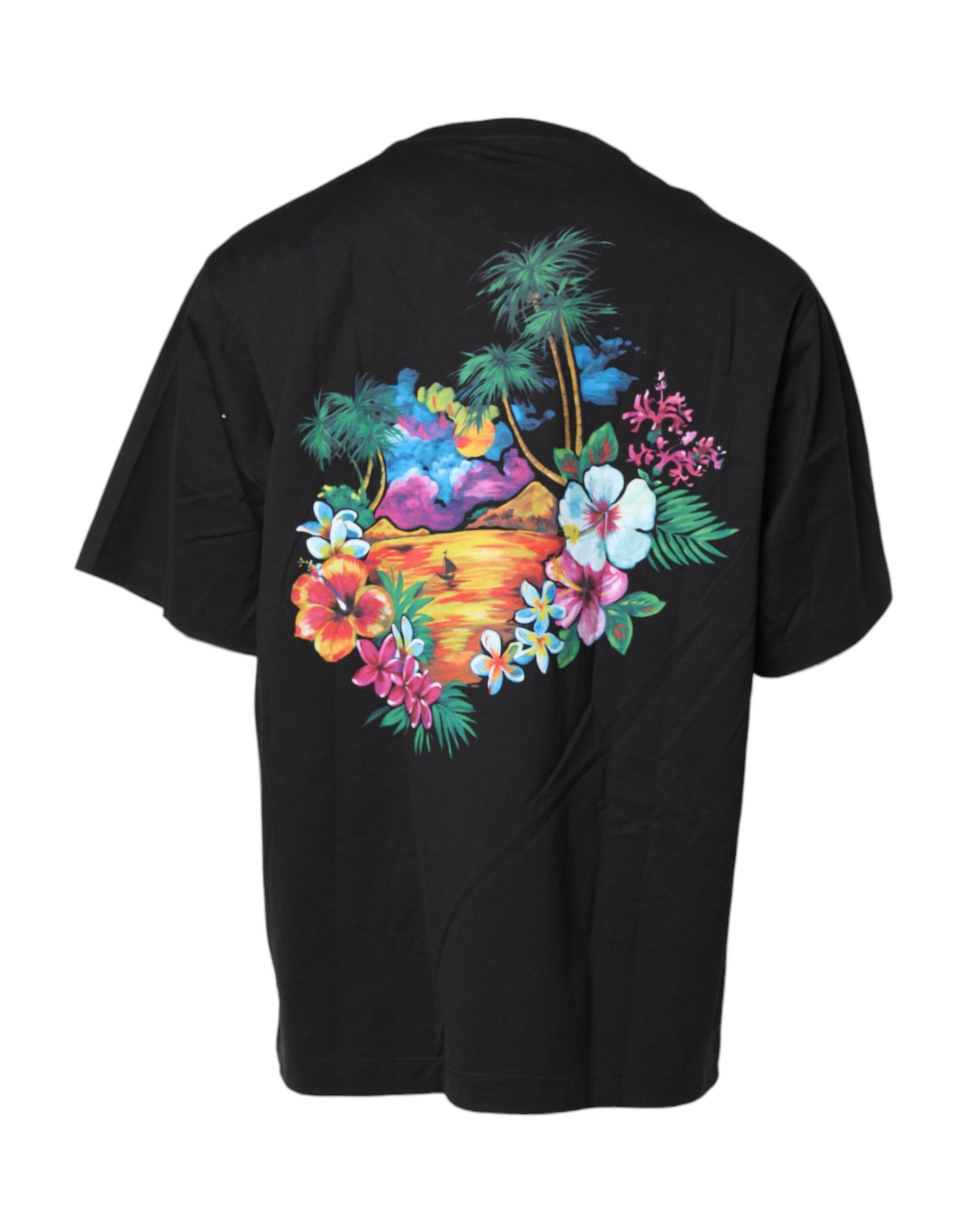 Dolce & Gabbana Black T-Shirt for Men side view
