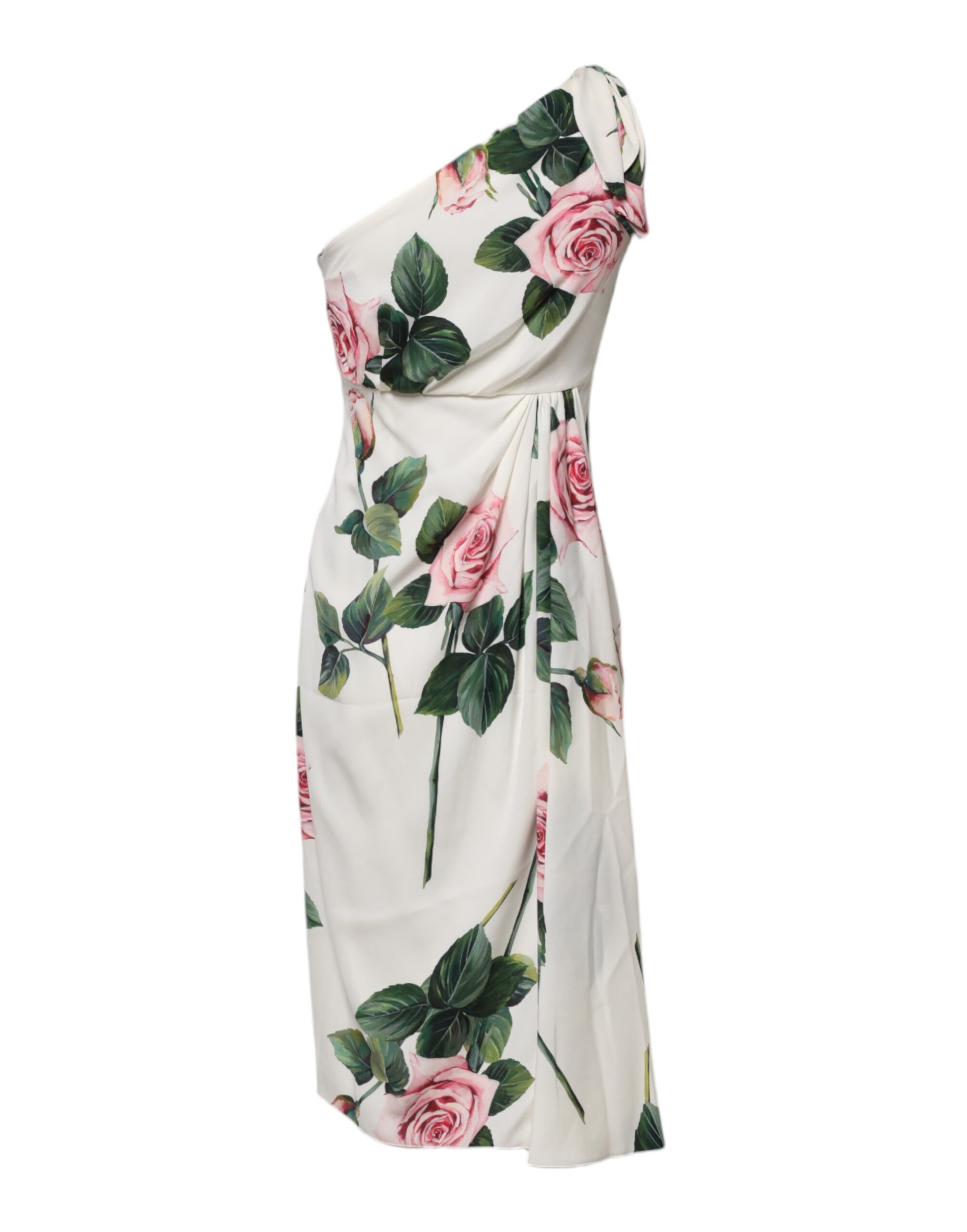 Dolce & Gabbana White Midi Dress for Women detail view