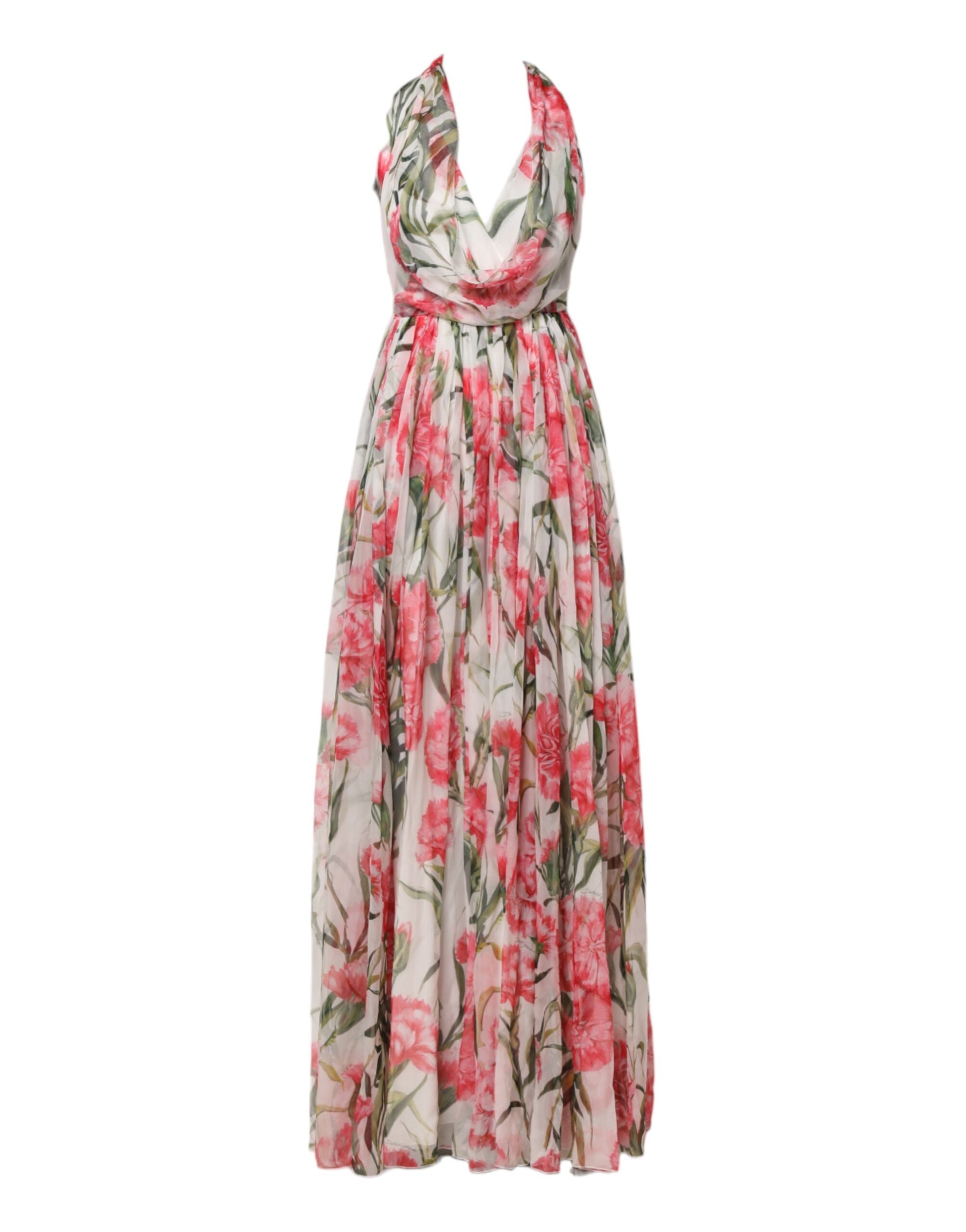 Dolce & Gabbana White Long Dress for Women alternate view