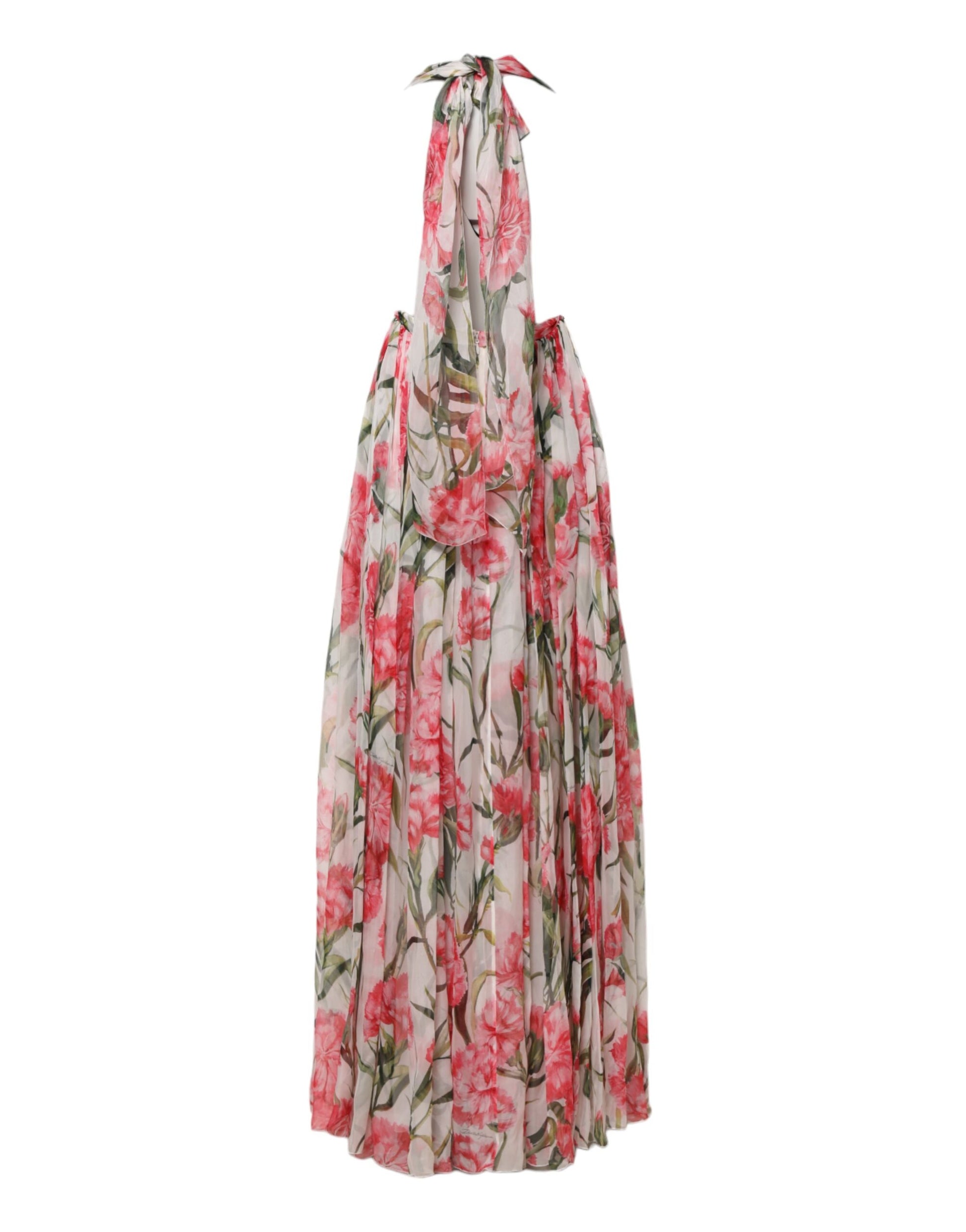 Dolce & Gabbana White Long Dress for Women detail view