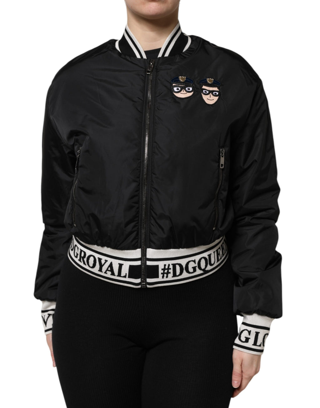 Dolce & Gabbana Black Bomber for Women