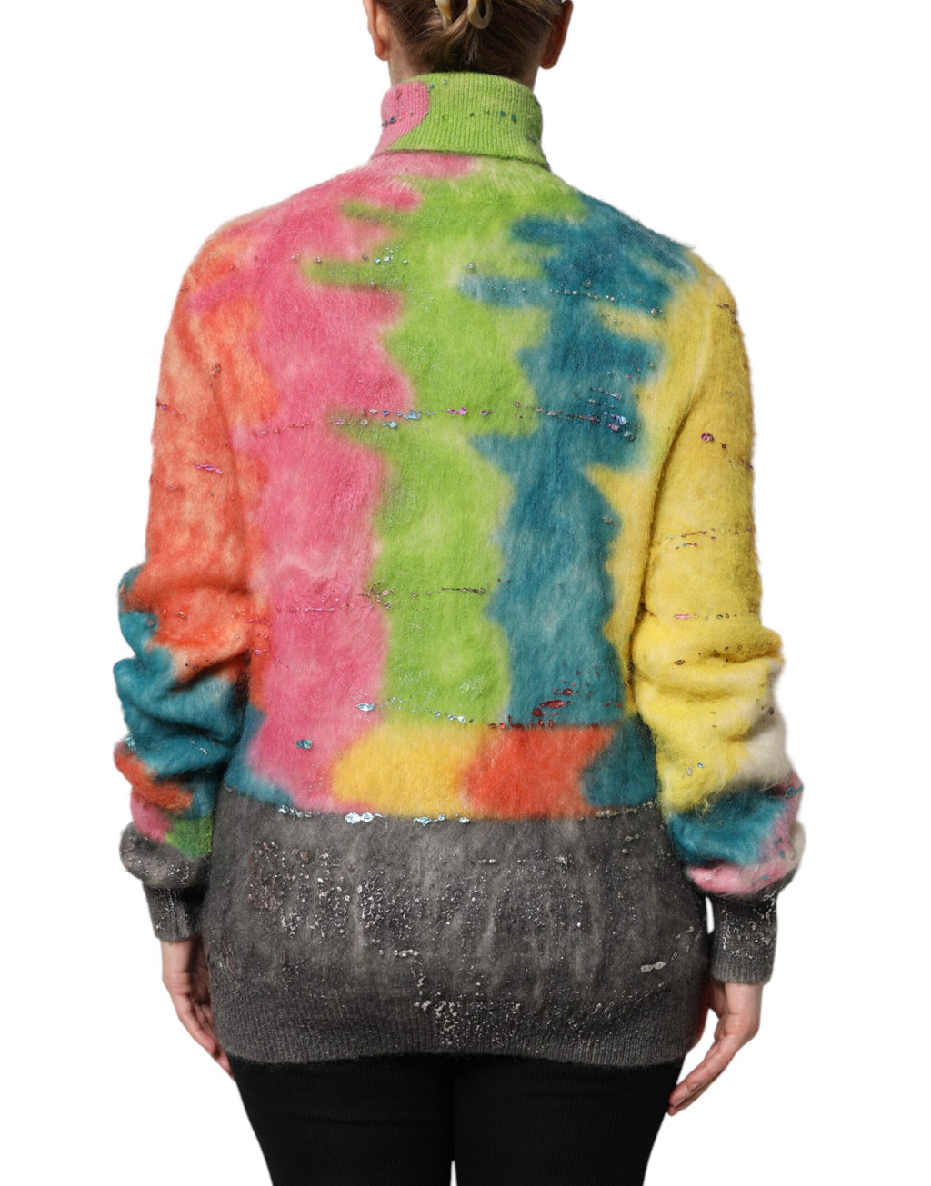 Dolce & Gabbana Multicolor Turtleneck for Women side view