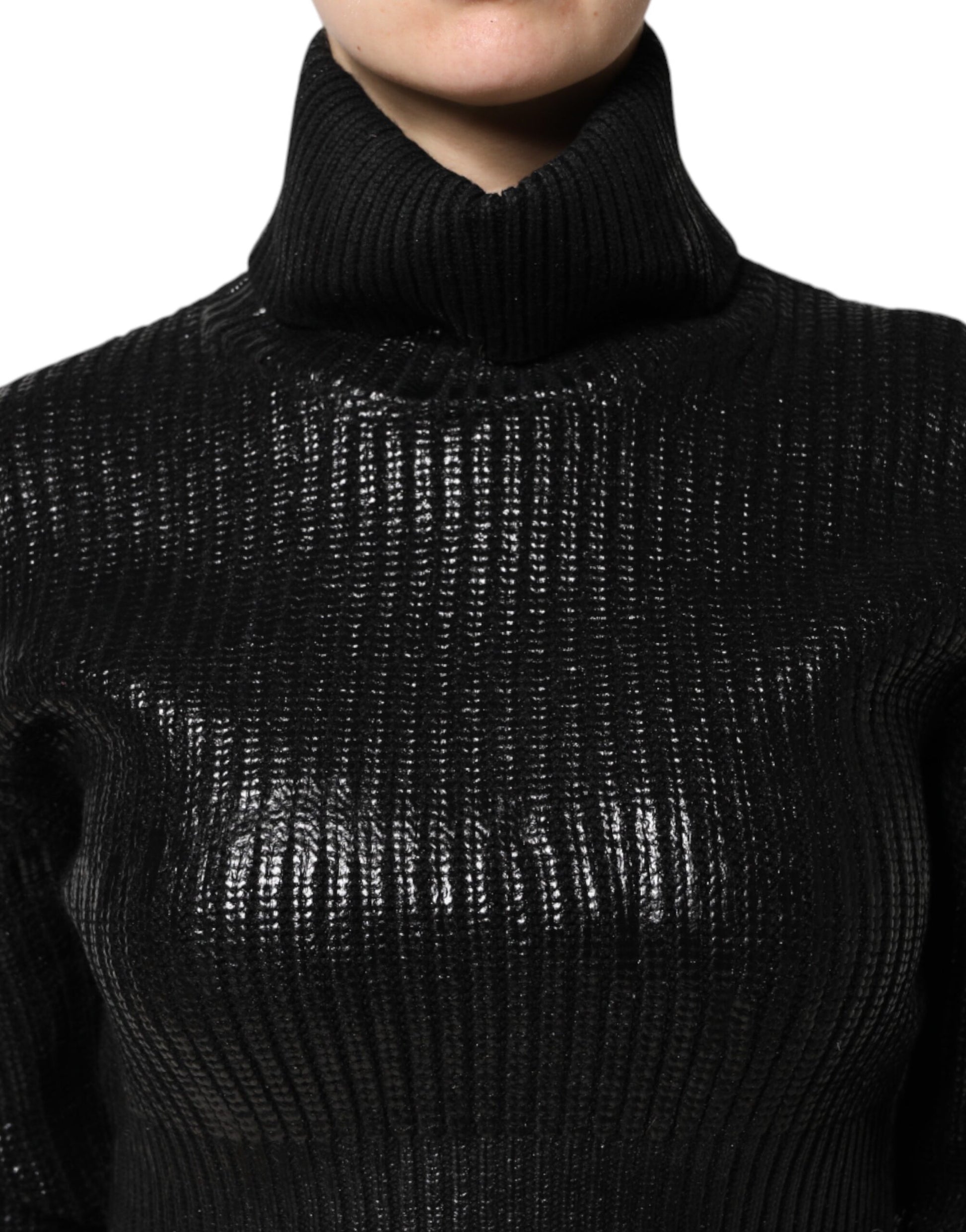 Dolce & Gabbana Black Long Sleeve T-Shirt for Women additional view