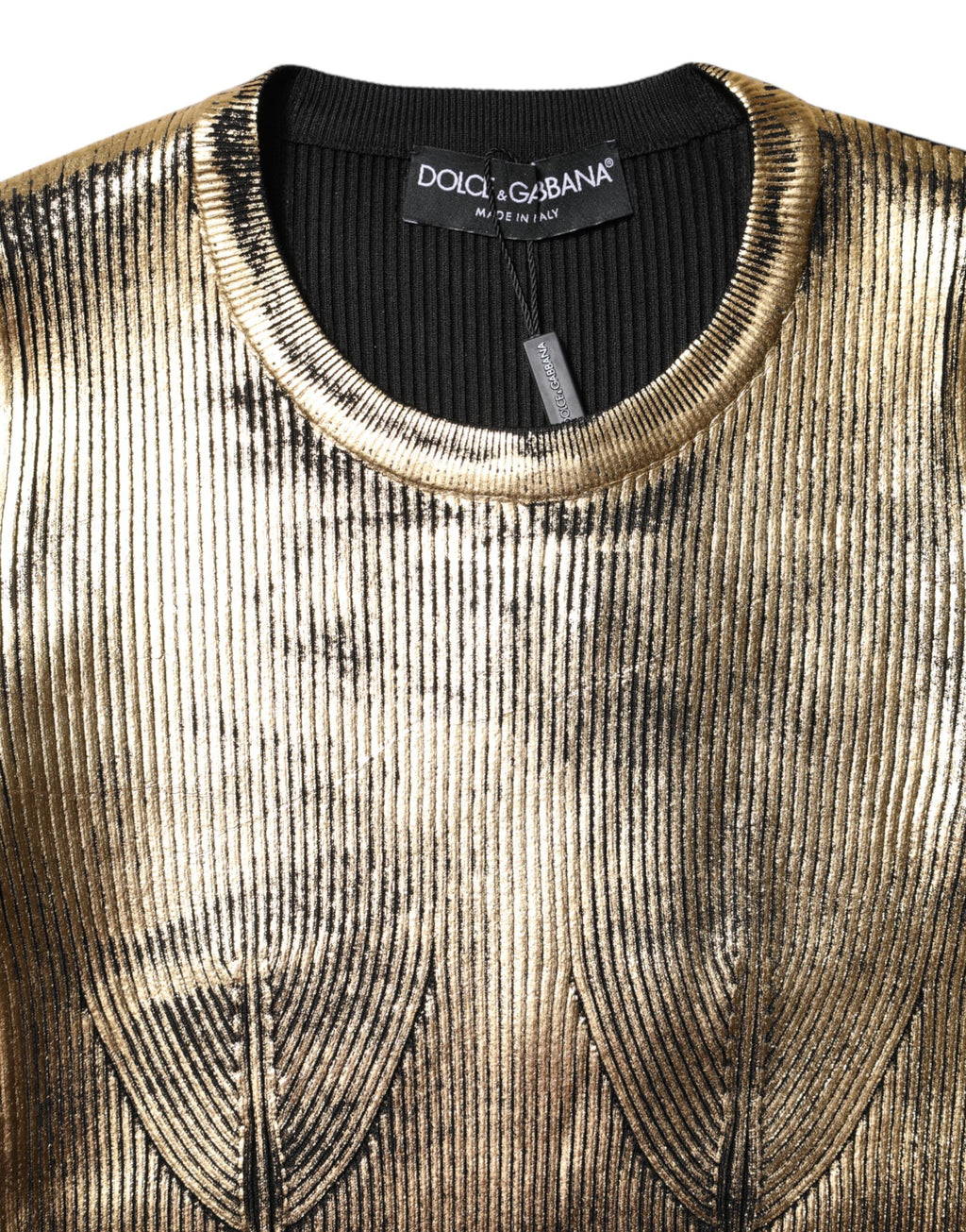 Dolce & Gabbana Gold Long Sleeve T-Shirt for Women additional view