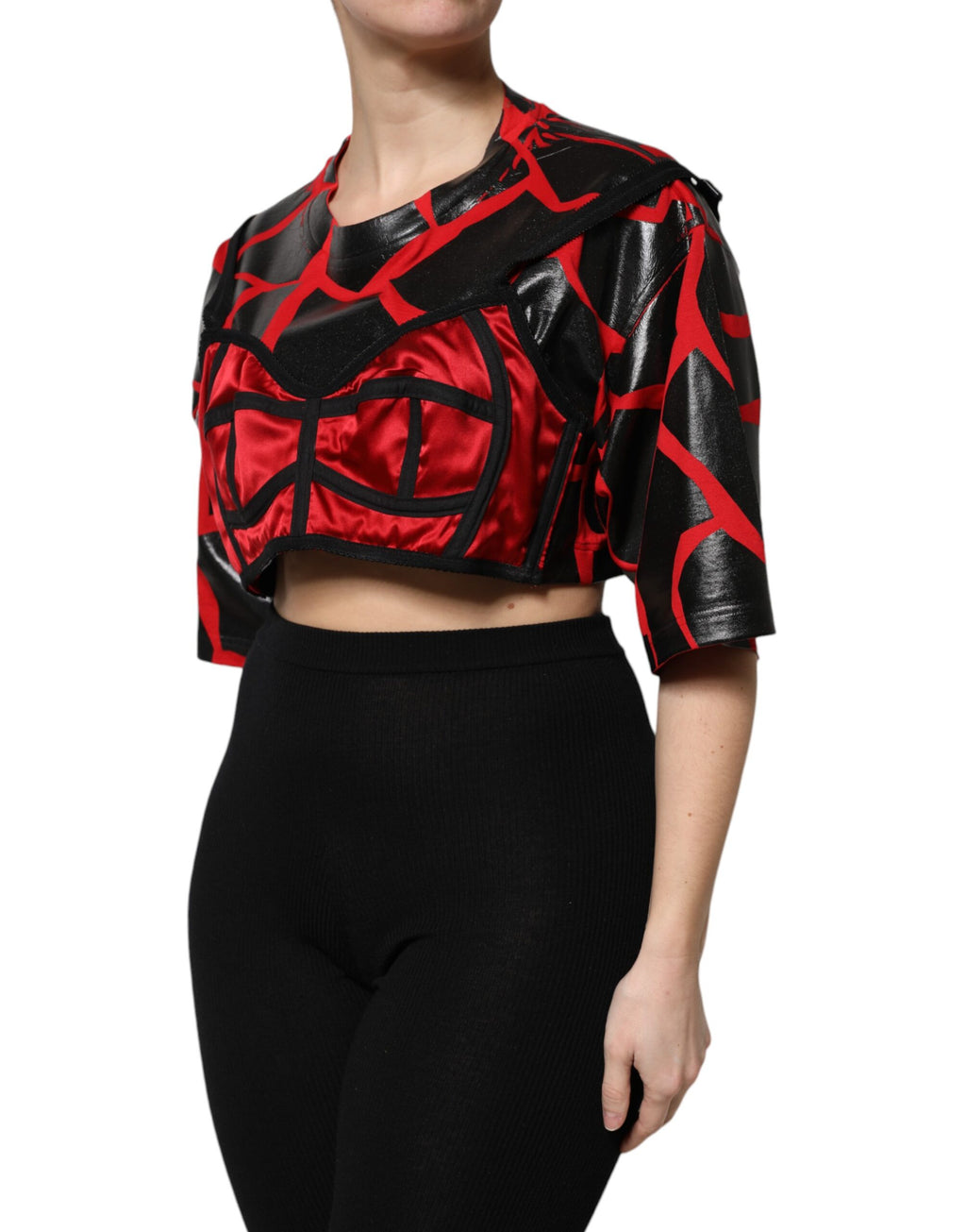 Dolce & Gabbana Red T-Shirt for Women detail view