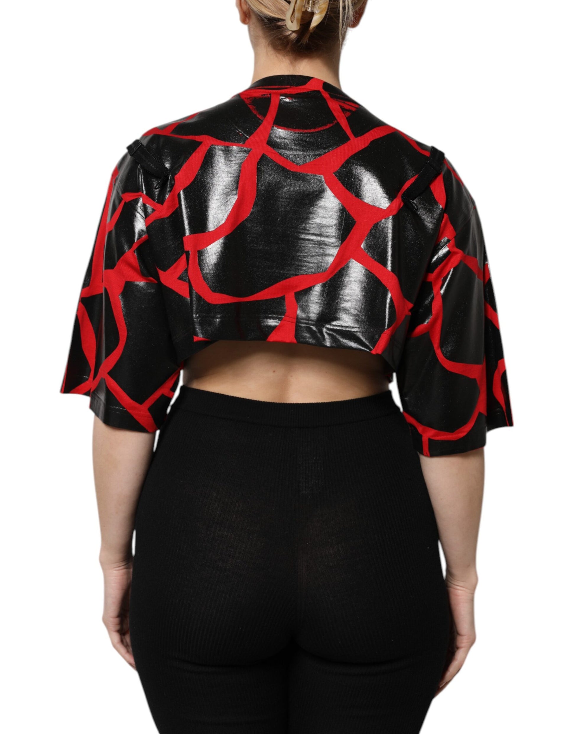 Dolce & Gabbana Red T-Shirt for Women side view