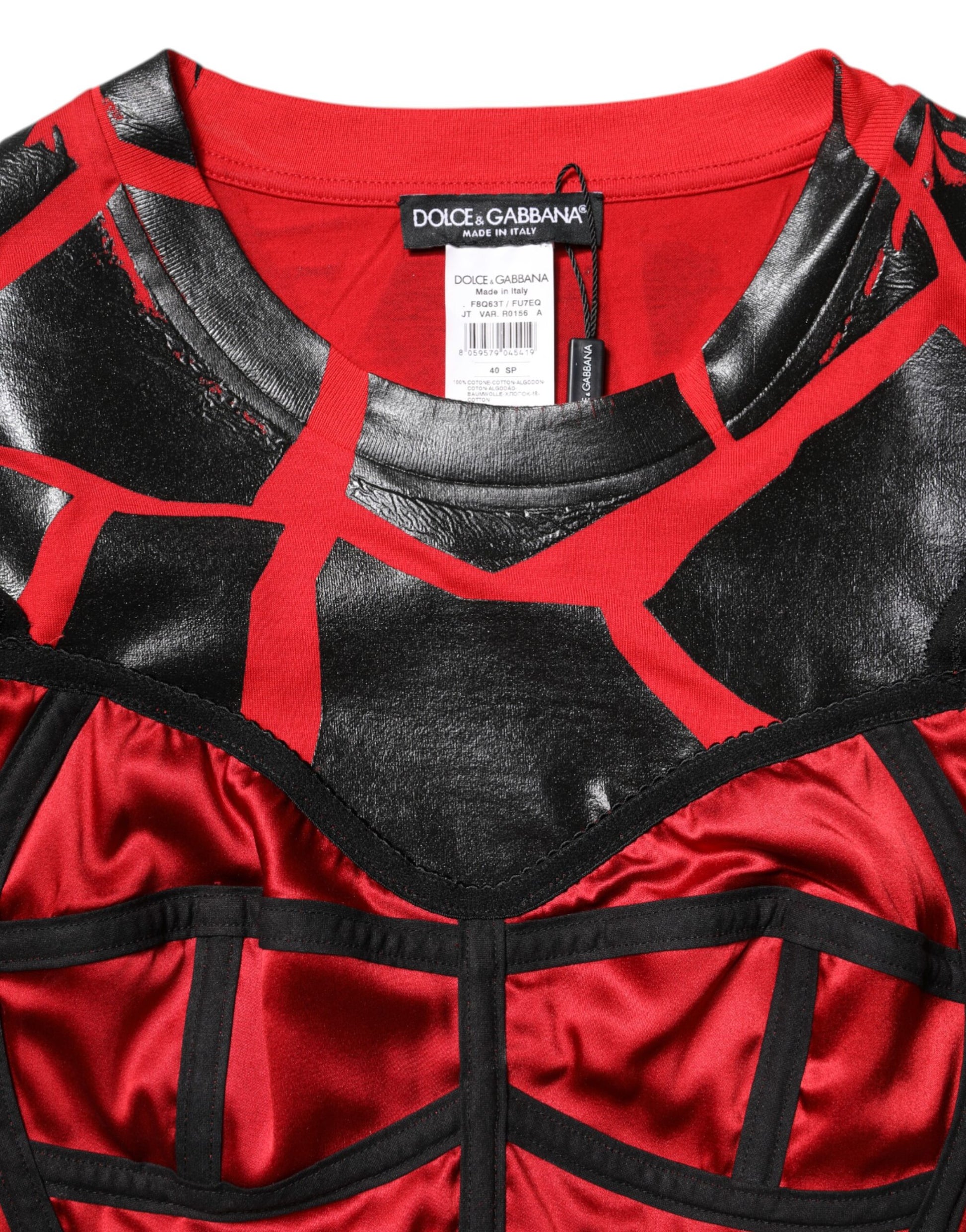 Dolce & Gabbana Red T-Shirt for Women additional view