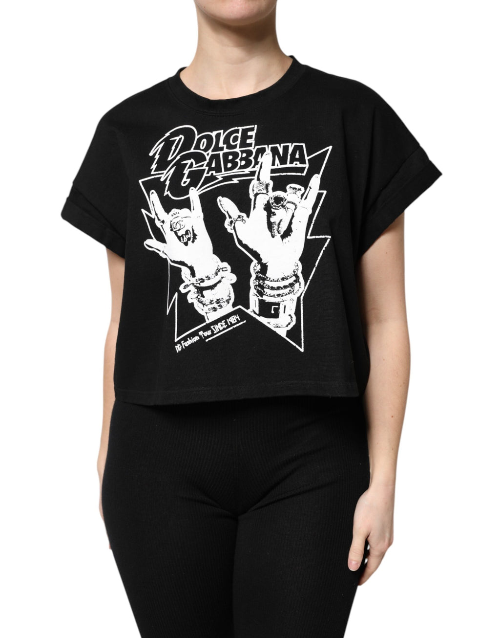 Dolce & Gabbana Black T-Shirt for Women