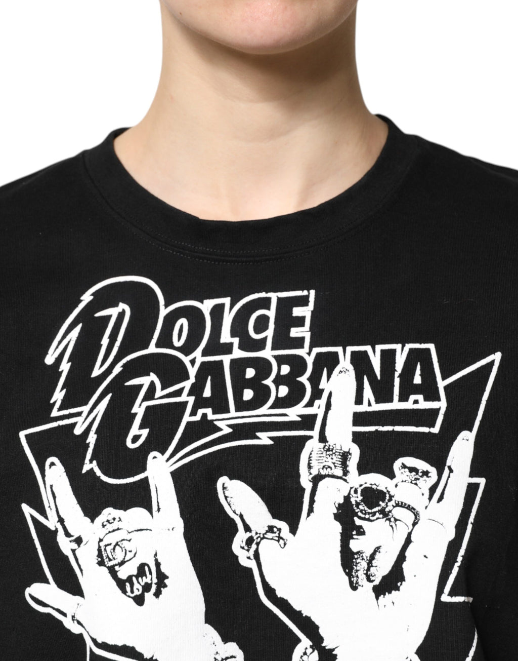 Dolce & Gabbana Black T-Shirt for Women additional view