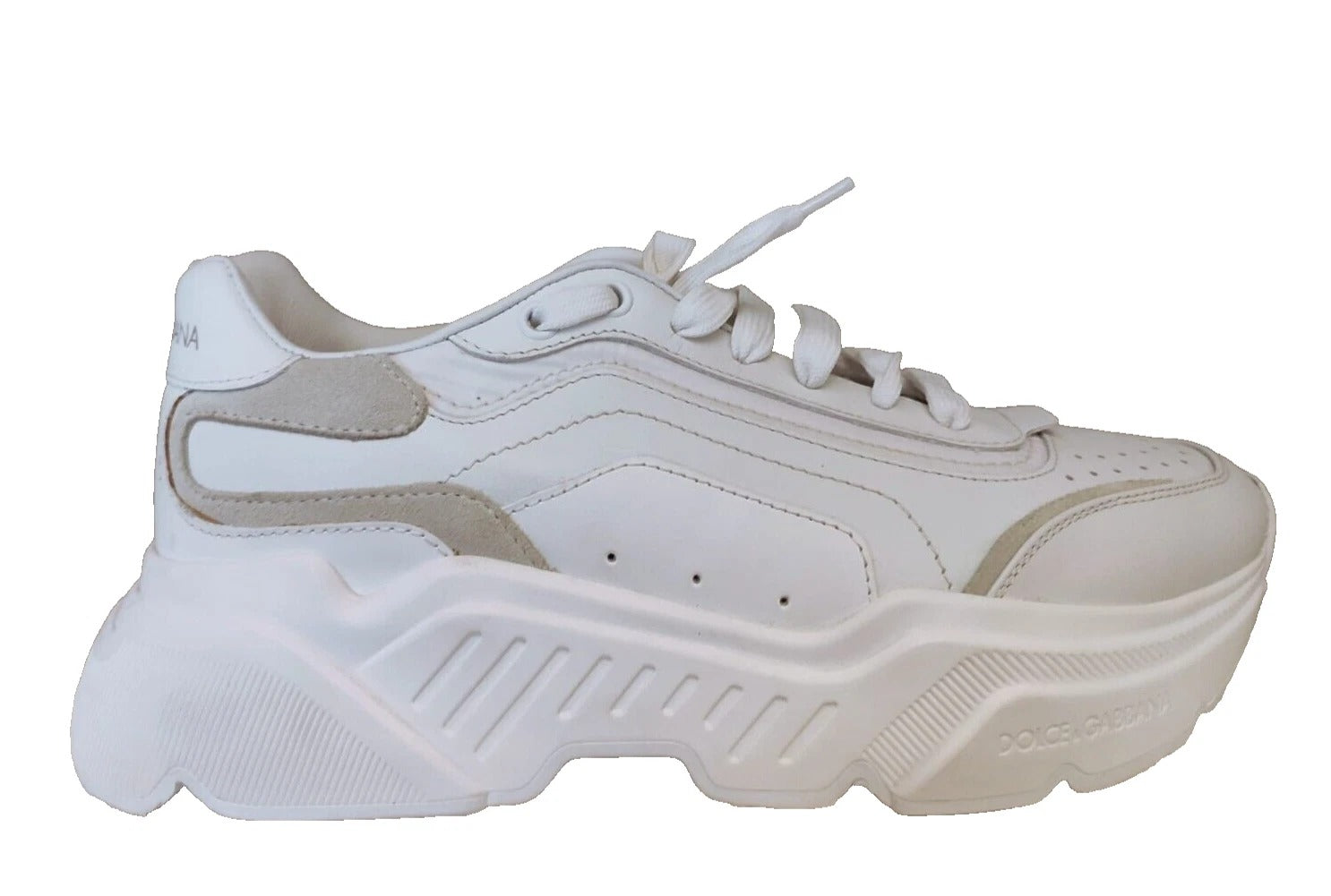 Dolce & Gabbana White Low Top Sneakers for Men