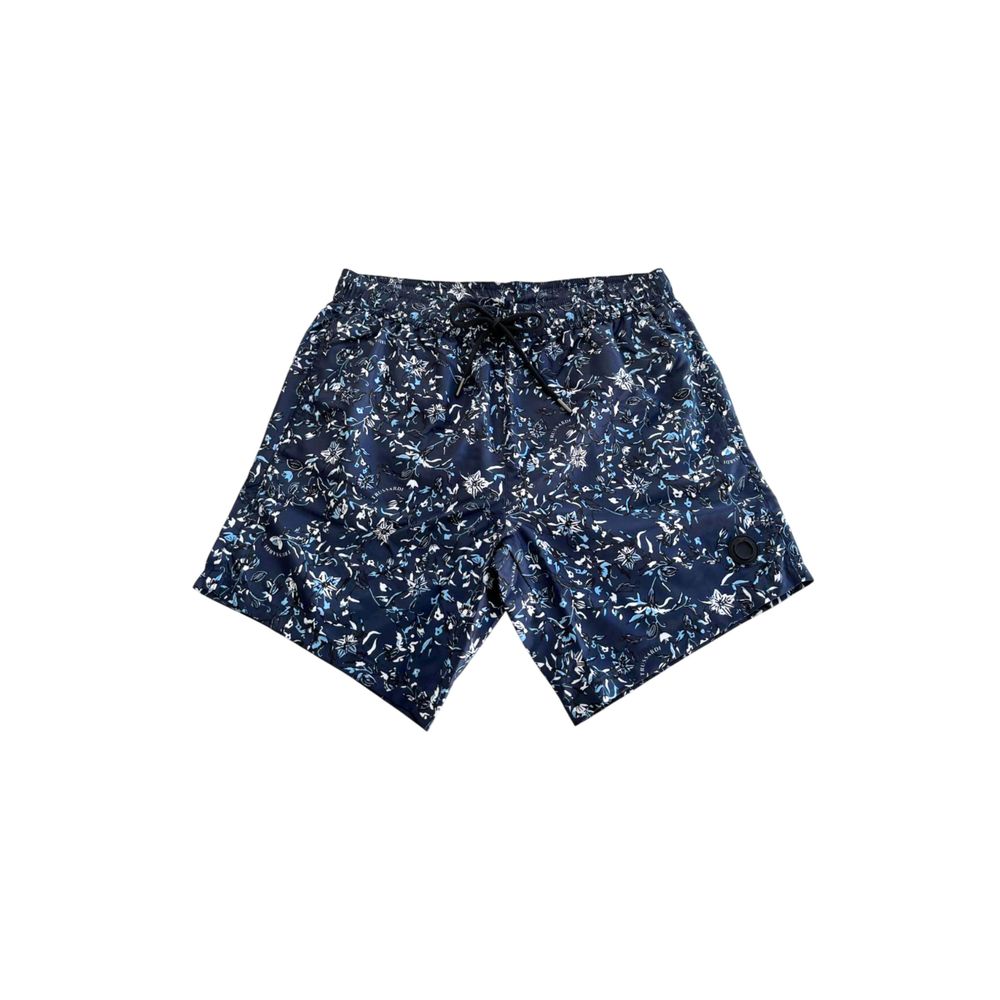 Trussardi Beachwear Blue Swim Shorts for Men