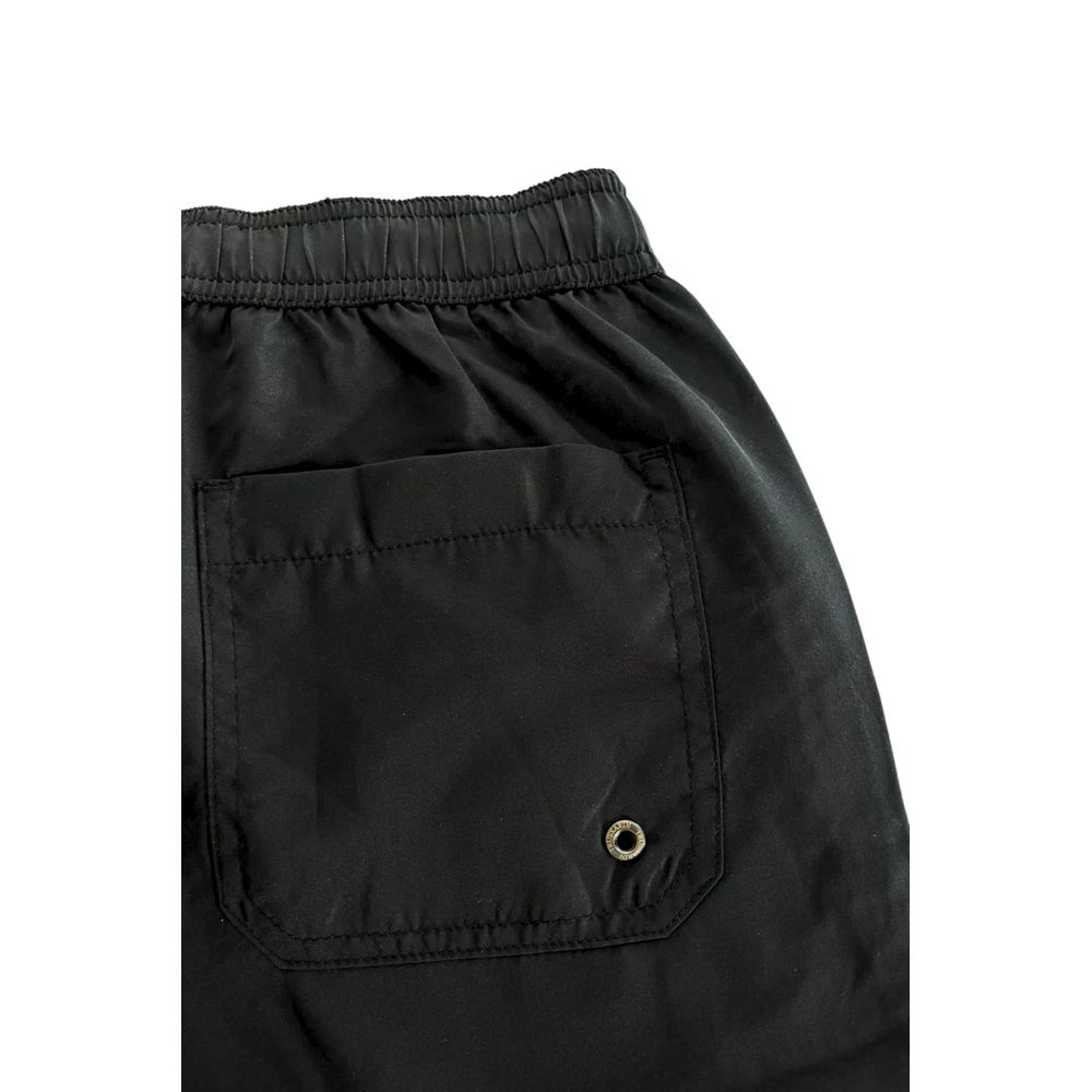 Trussardi Beachwear Black Shorts for Men detail view