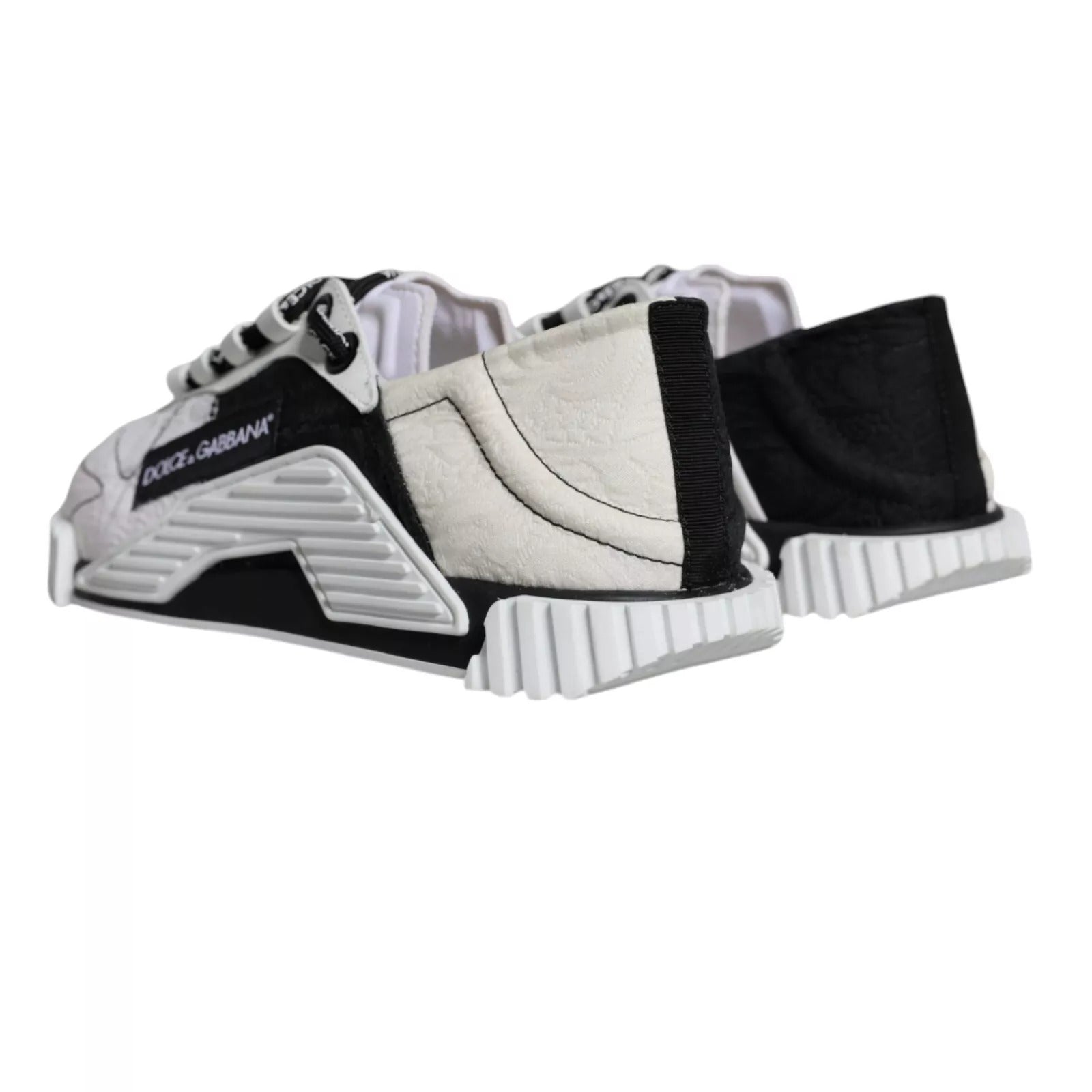 Dolce & Gabbana White Low Top Sneakers for Women side view
