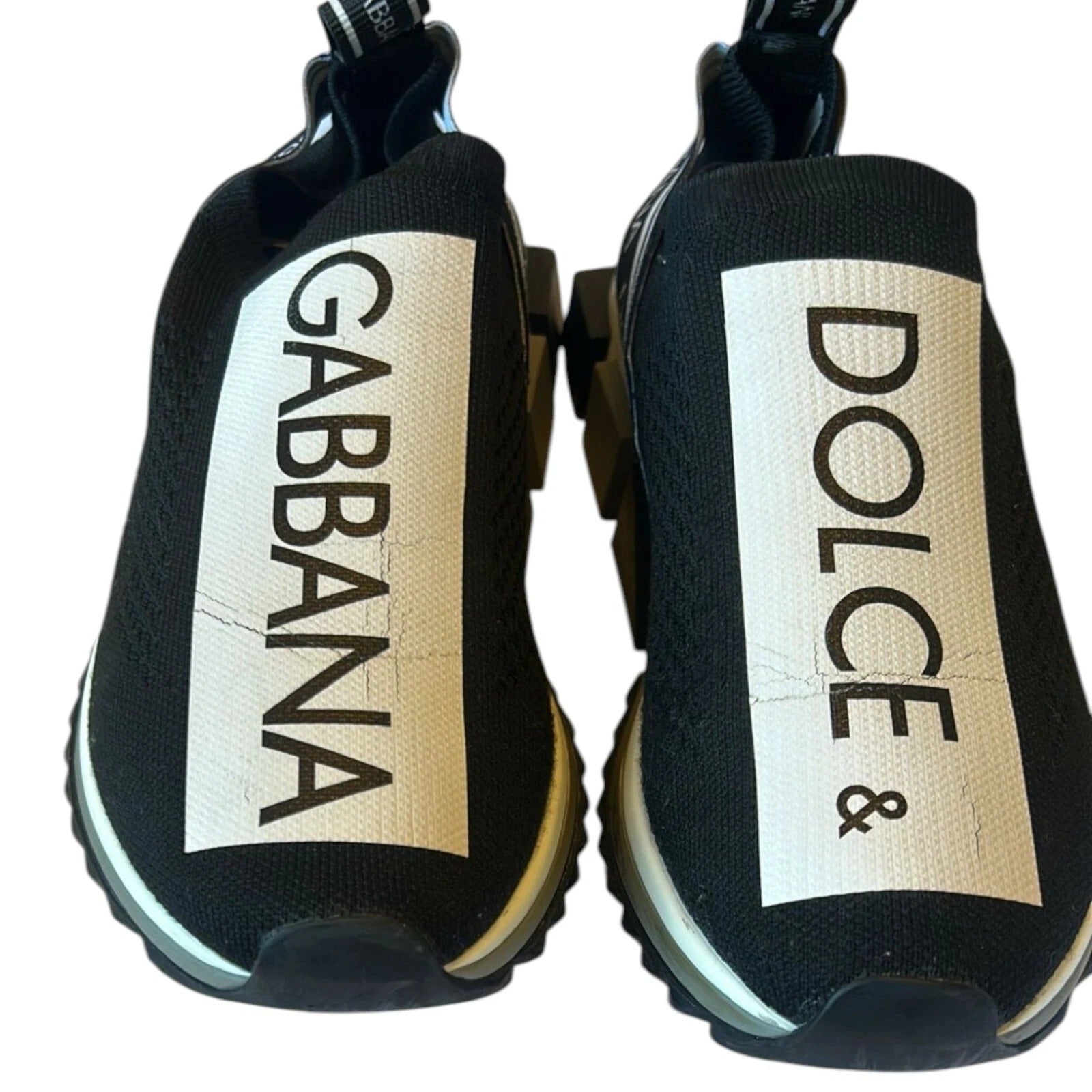 Dolce & Gabbana Black Low Top Sneakers for Men side view