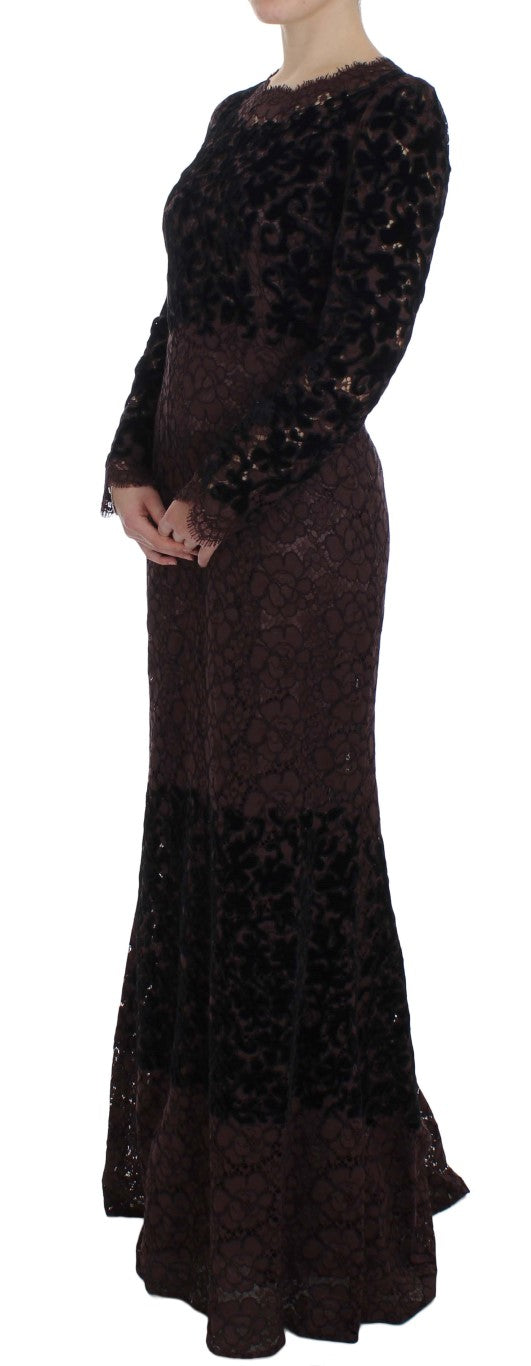 Dolce & Gabbana Black Long Dress for Women alternate view