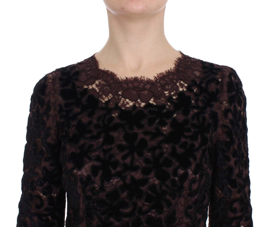 Dolce & Gabbana Black Long Dress for Women additional view