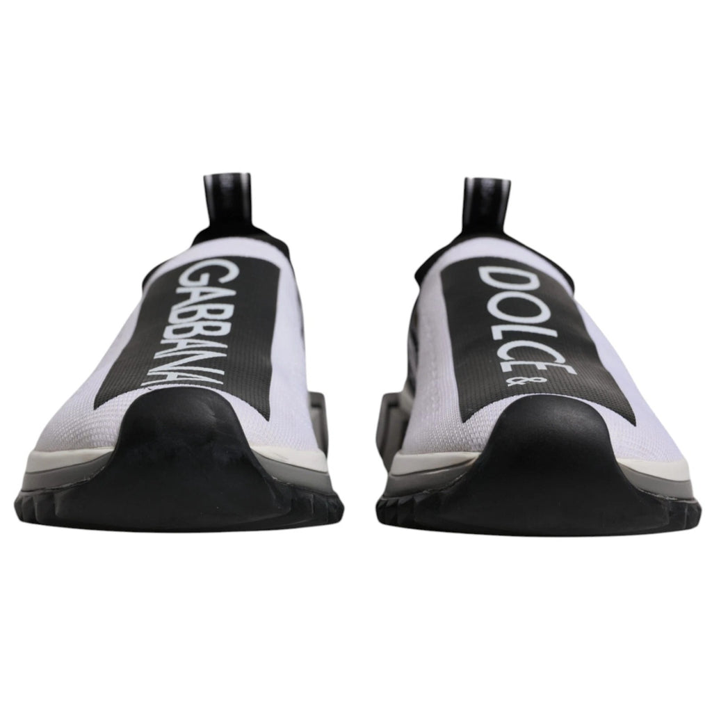 Dolce & Gabbana White Low Top Sneakers for Women side view