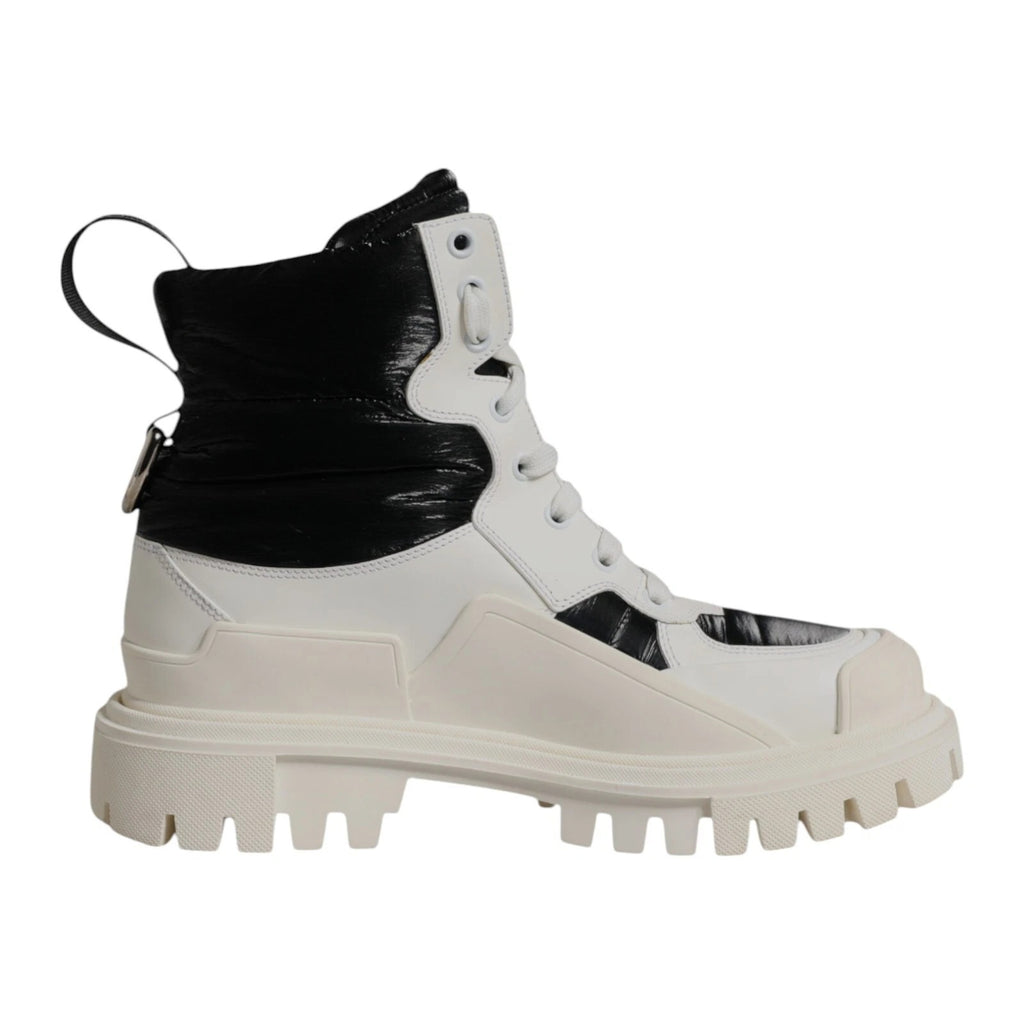 Dolce & Gabbana White Lace Up Boots for Women additional view