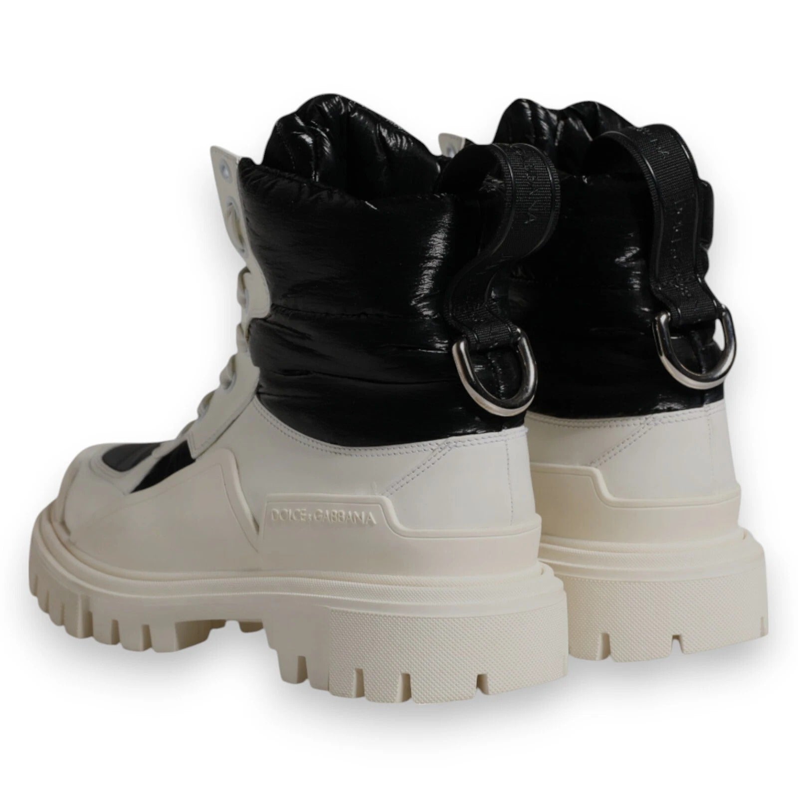 Dolce & Gabbana White Lace Up Boots for Women additional view