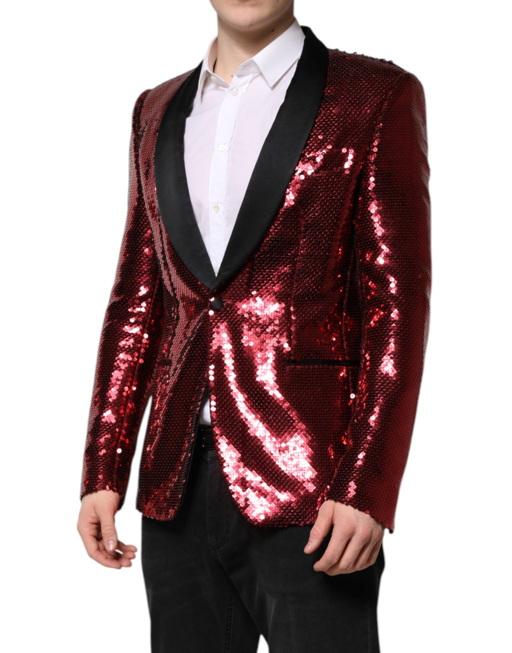 Dolce & Gabbana Red Blazer for Men detail view
