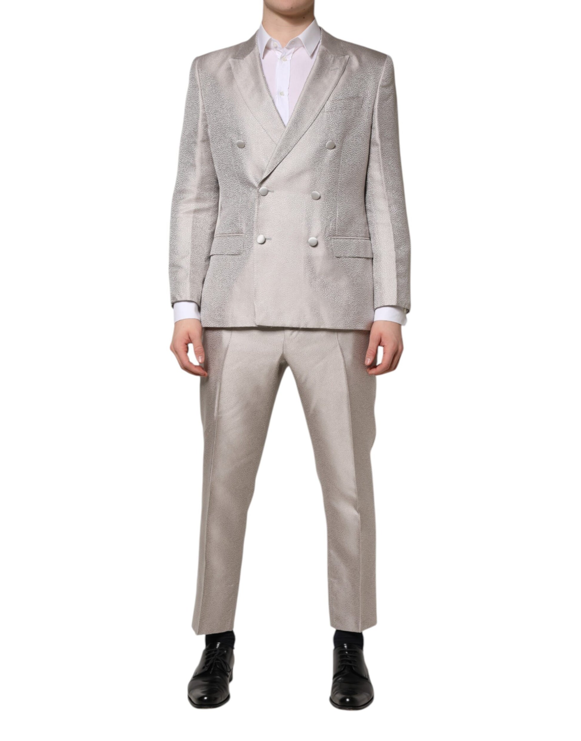Dolce & Gabbana Grey Two Piece Suits for Men