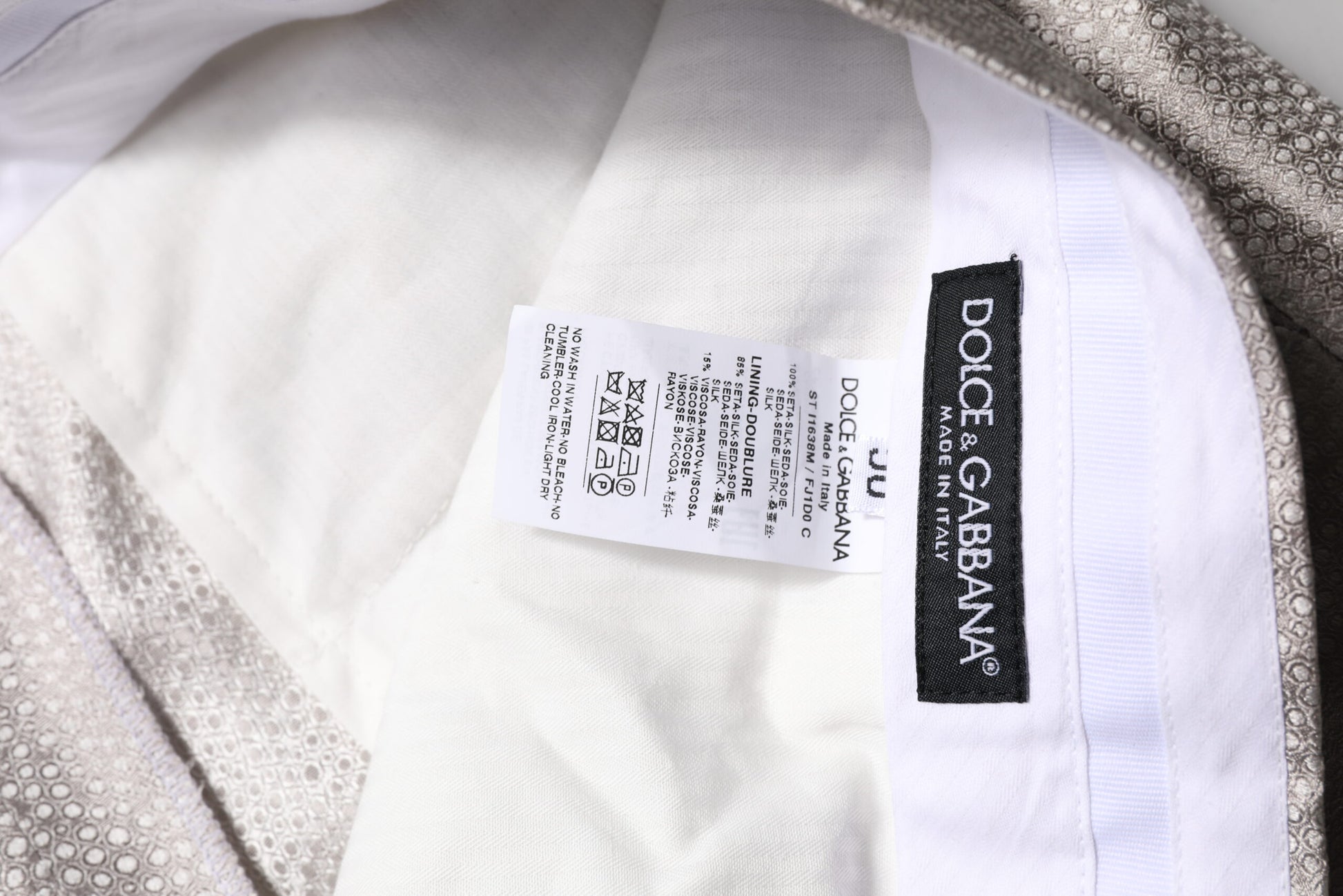 Dolce & Gabbana Grey Two Piece Suits for Men additional view