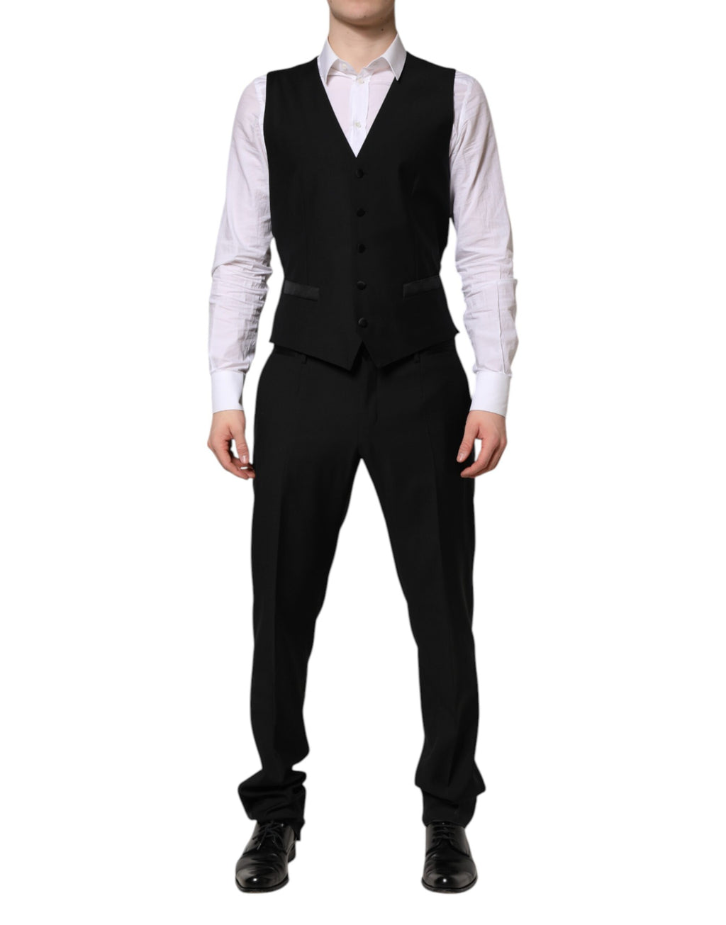 Dolce & Gabbana Black Three Piece Suits for Men additional view