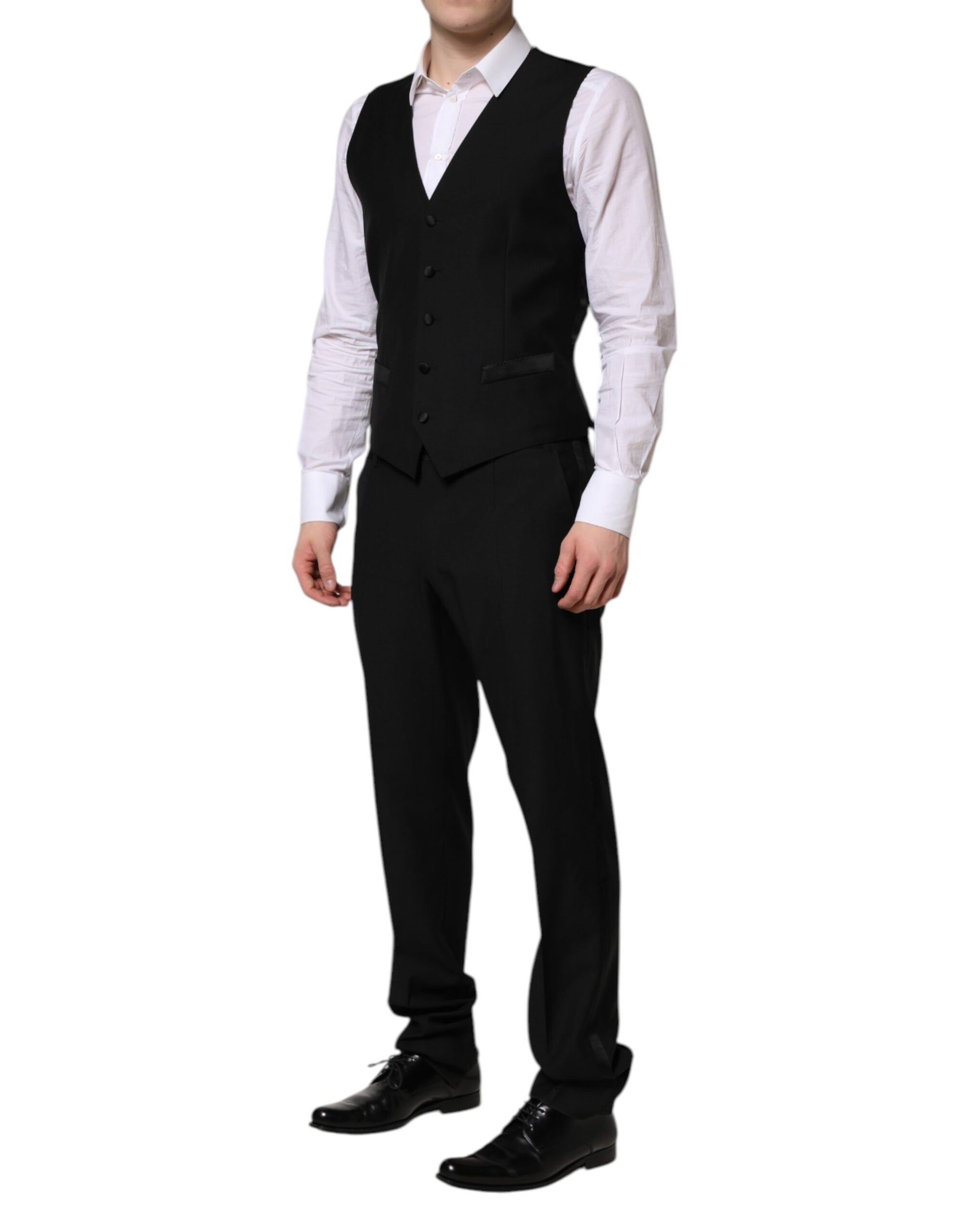 Dolce & Gabbana Black Three Piece Suits for Men additional view