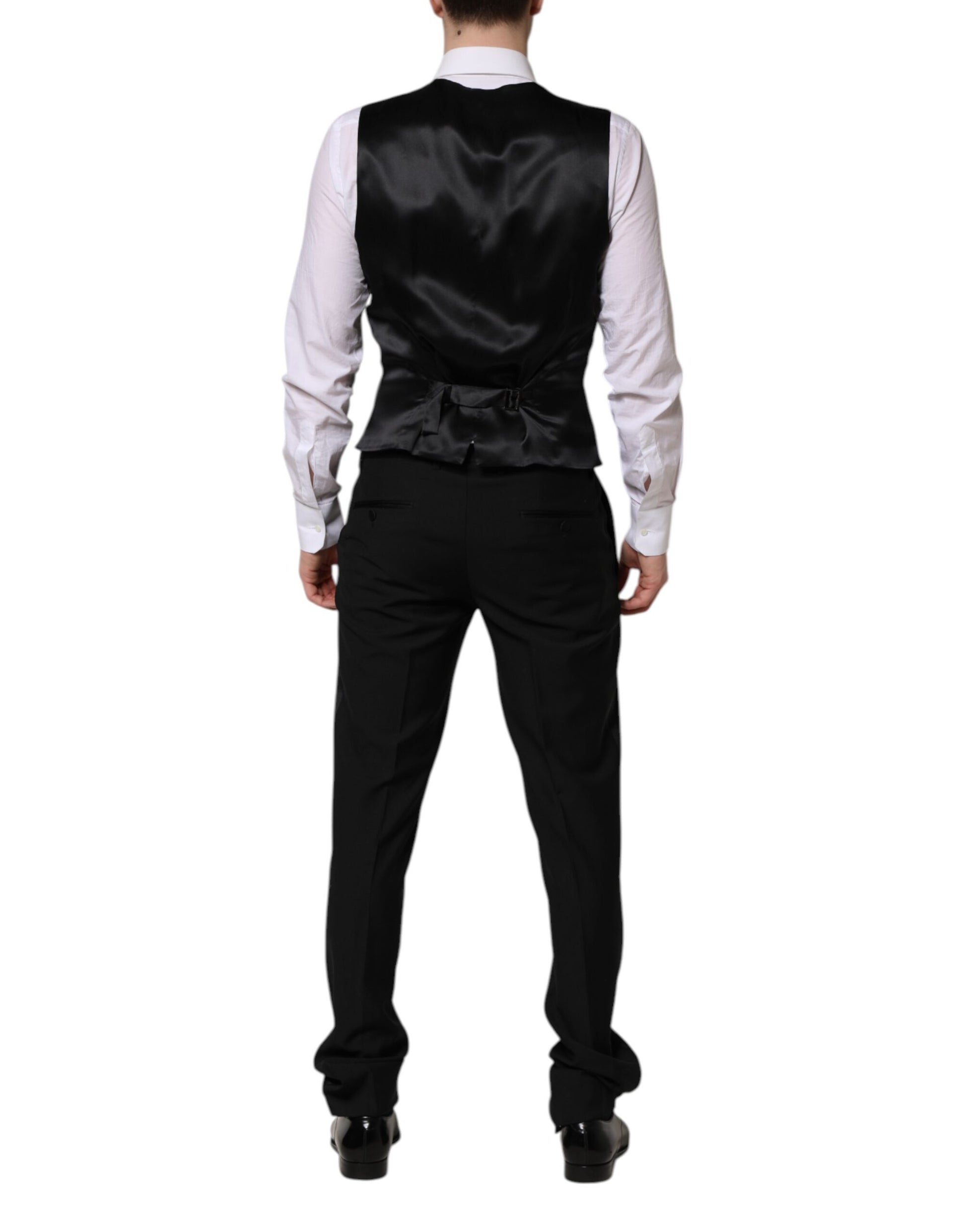 Dolce & Gabbana Black Three Piece Suits for Men additional view
