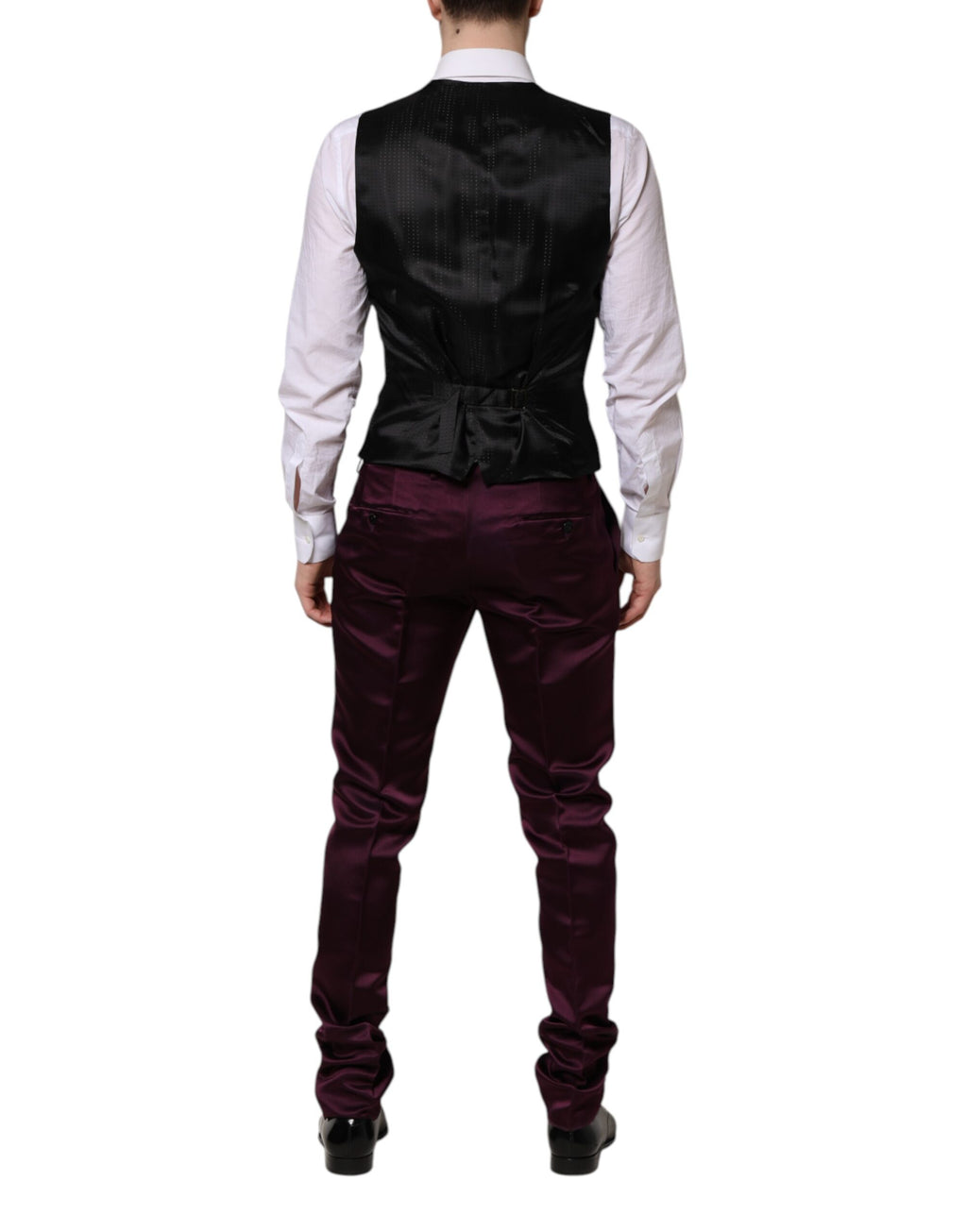 Dolce & Gabbana Purple Three Piece Suits for Men additional view