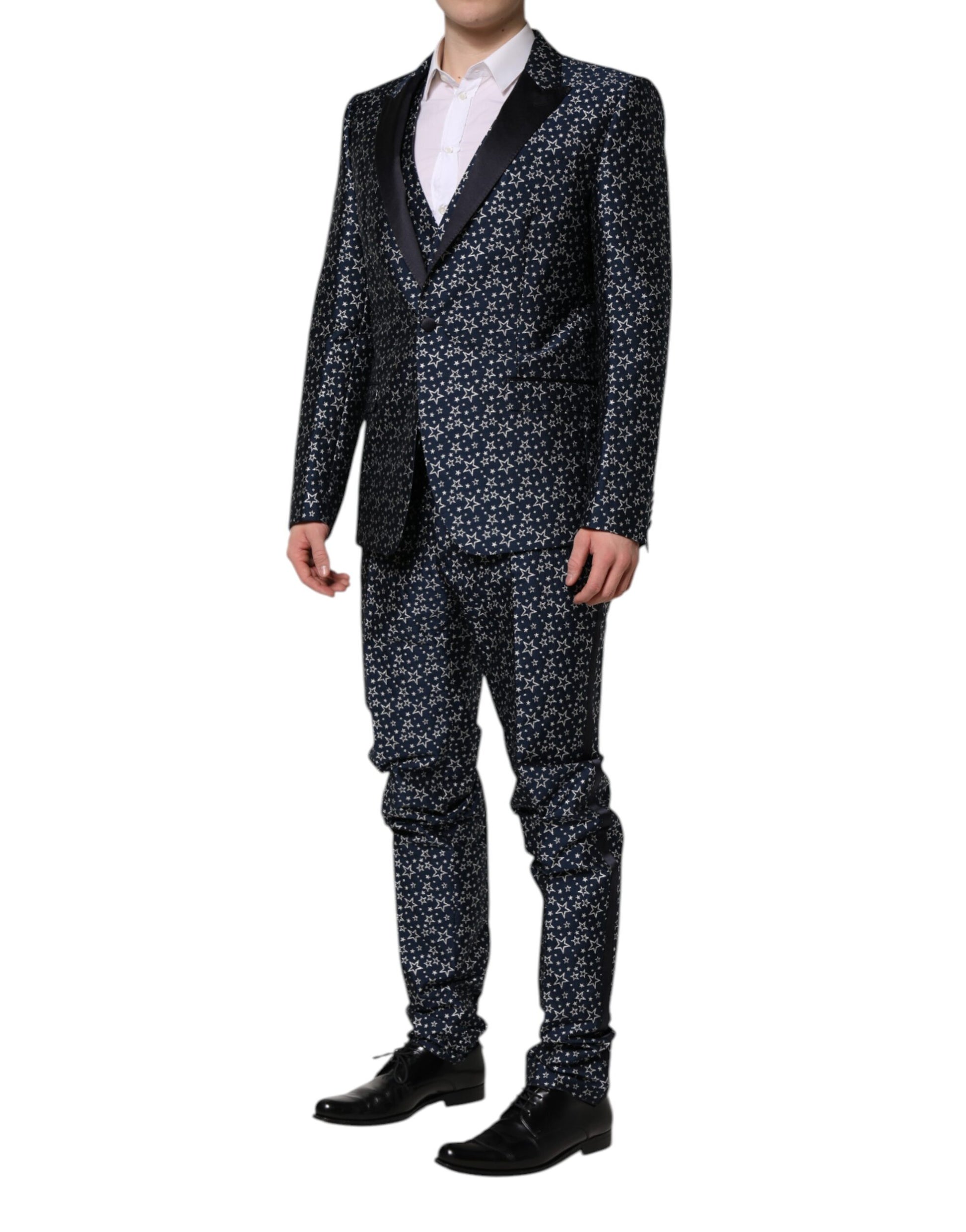 Dolce & Gabbana Blue Three Piece Suits for Men detail view