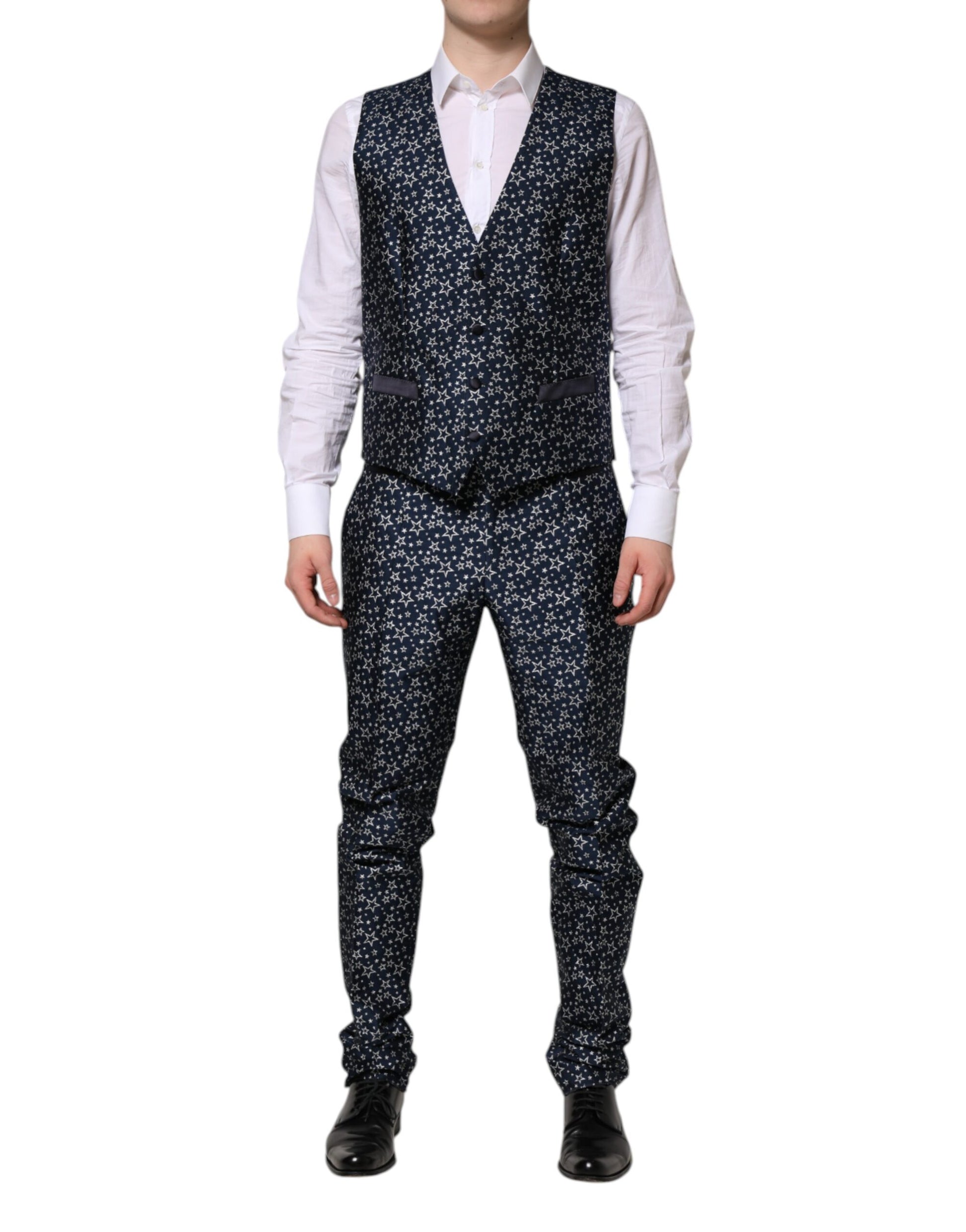 Dolce & Gabbana Blue Three Piece Suits for Men additional view