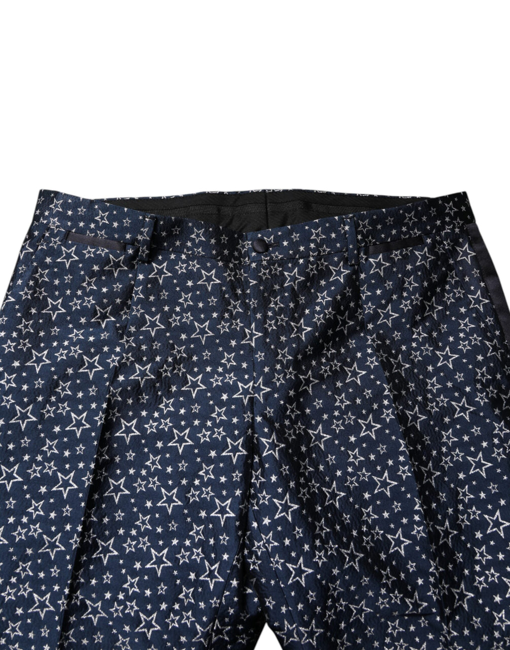 Dolce & Gabbana Blaues MARTINI Stern-Jacquard-3-Teiler