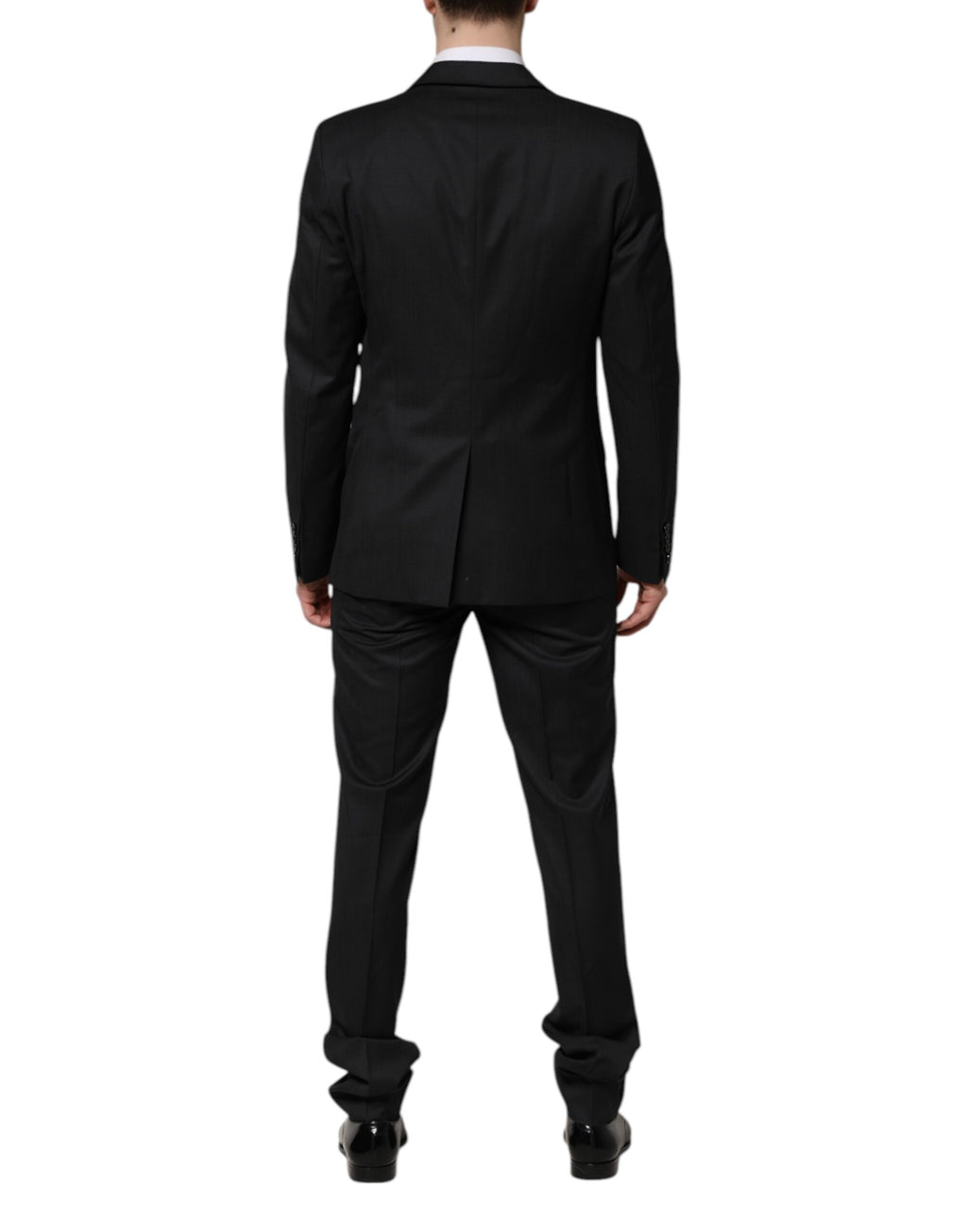 Dolce & Gabbana Grey Two Piece Suits for Men side view
