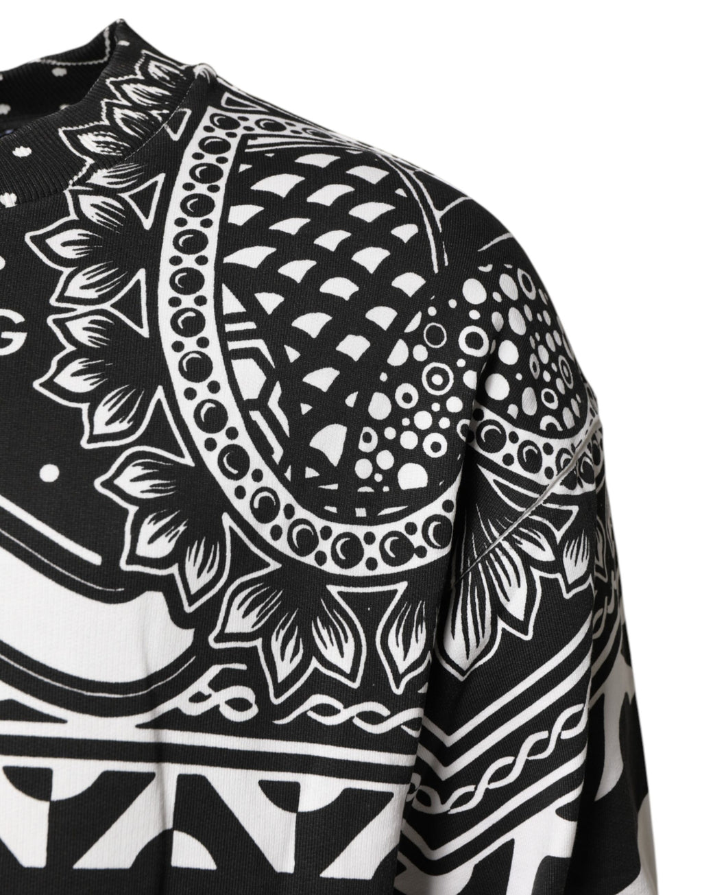 Dolce & Gabbana Black Sweatshirt for Men detail view