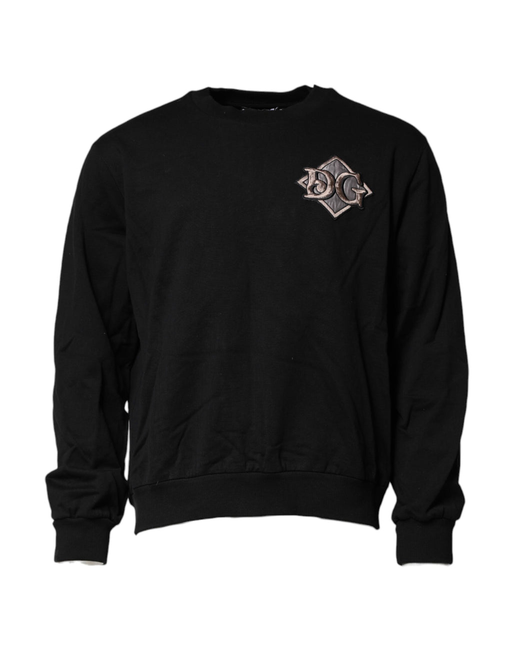 Pull Dolce & Gabbana noir avec broderie logo