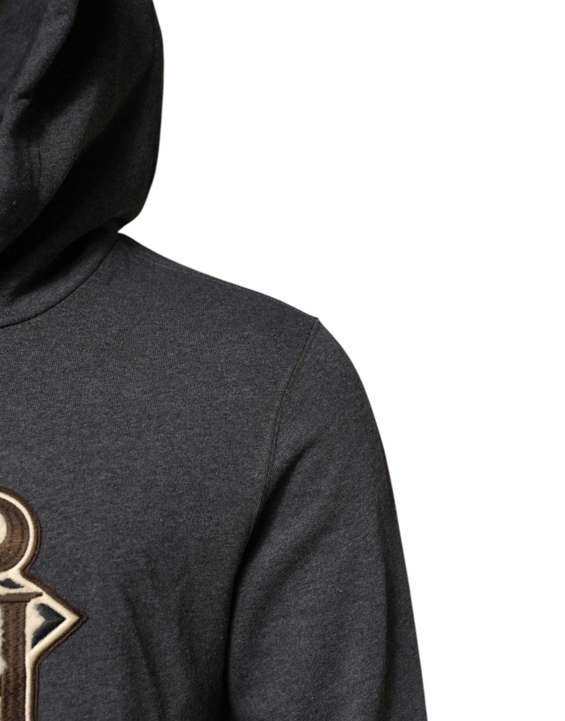 Dolce & Gabbana Grey Hoodie for Men detail view
