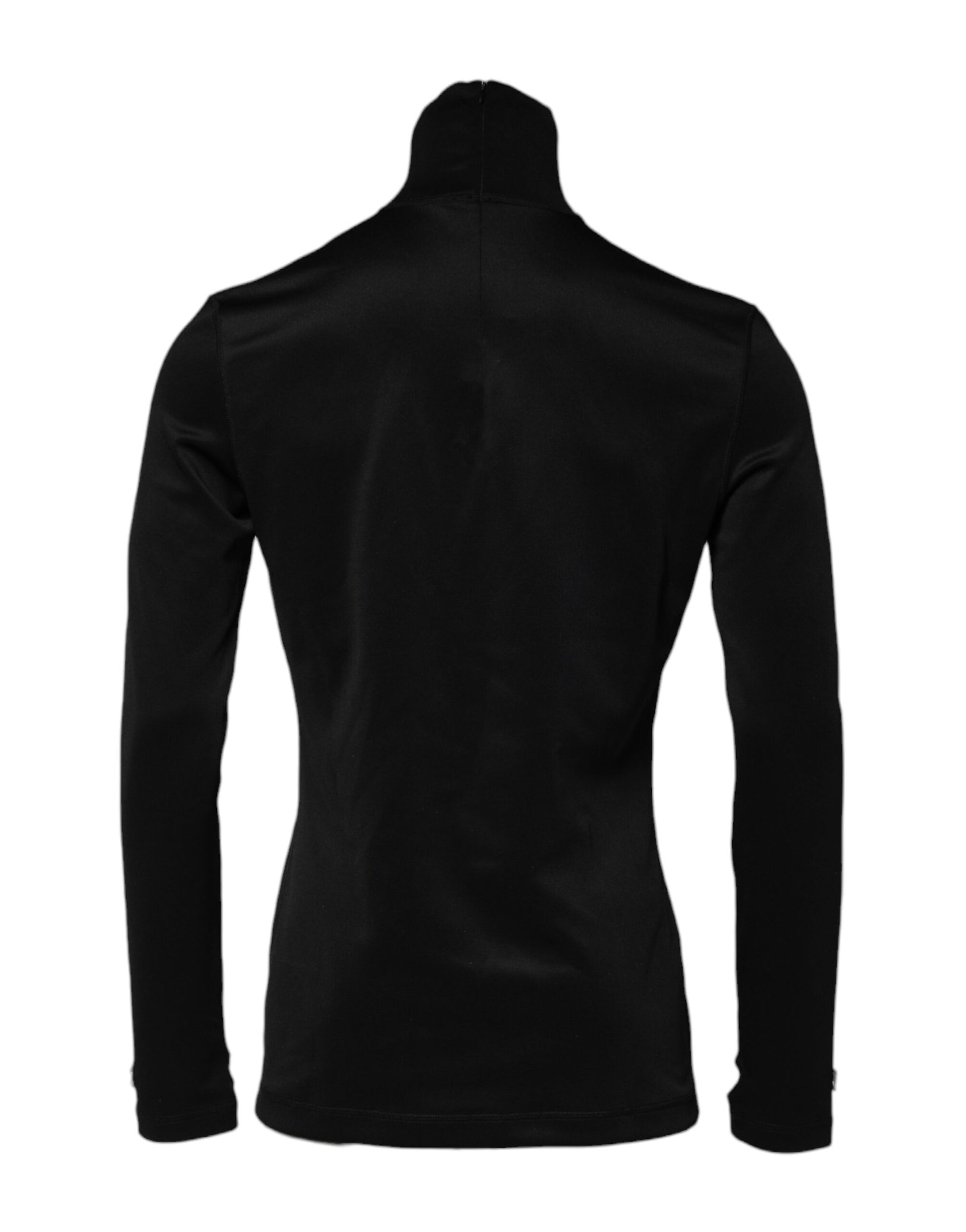 Dolce & Gabbana Black Turtleneck for Men side view