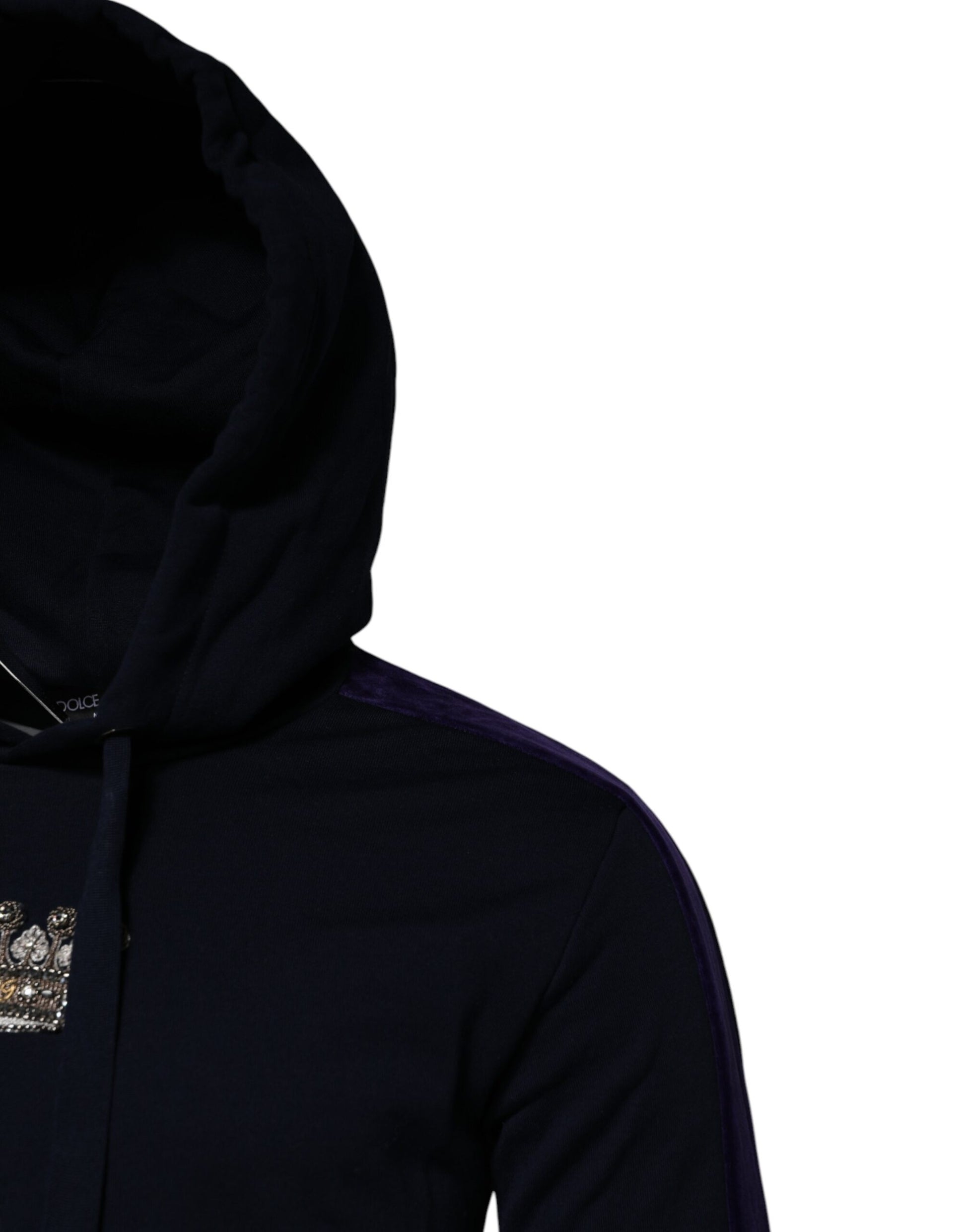 Dolce & Gabbana Black Hoodie for Men detail view