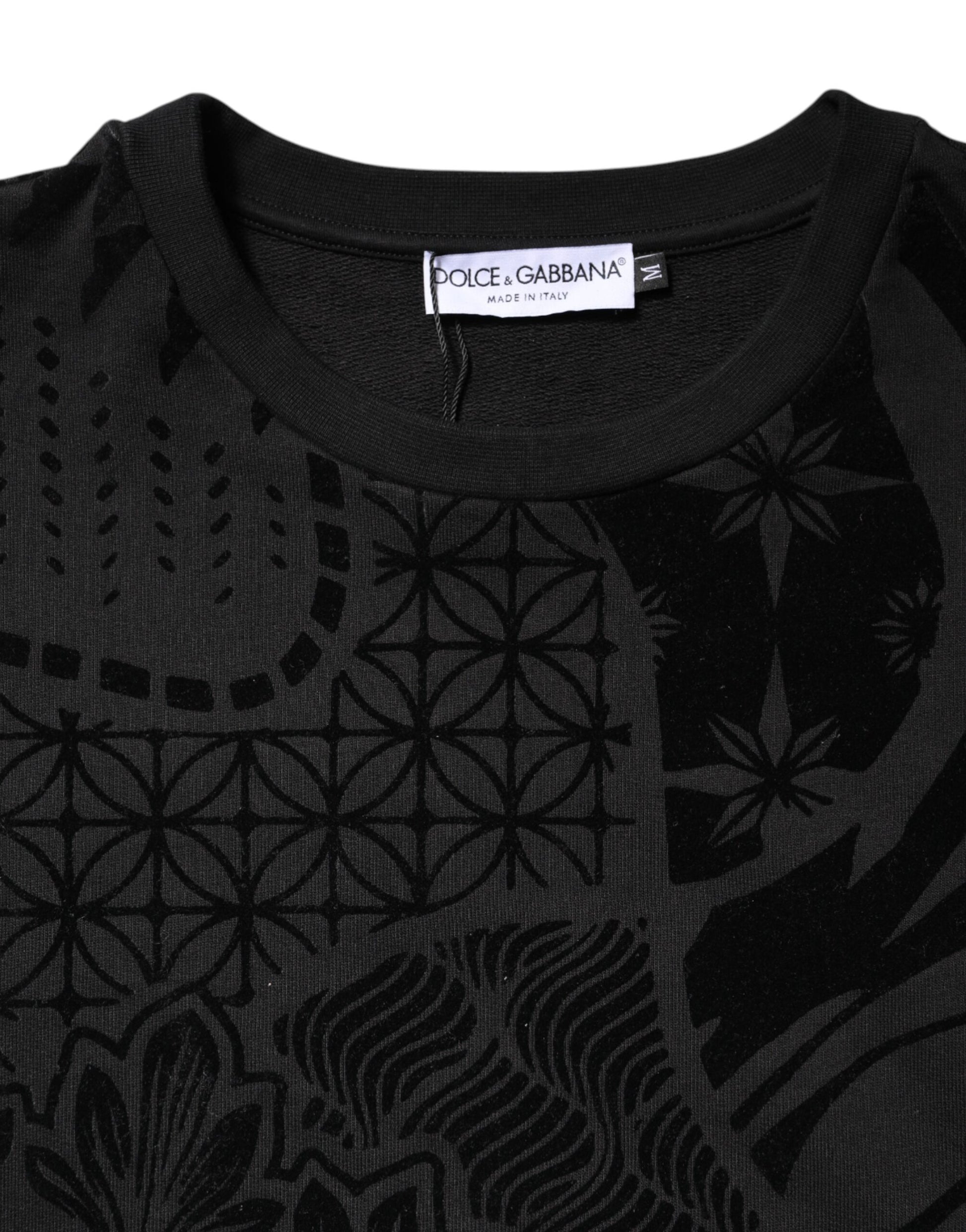 Dolce & Gabbana Black Sweatshirt for Men side view