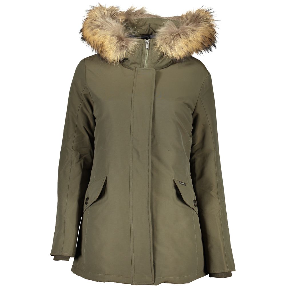 Veste femme en coton Woolrich Vert