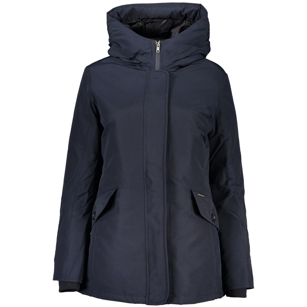 Veste Femme Woolrich en Coton Bleu