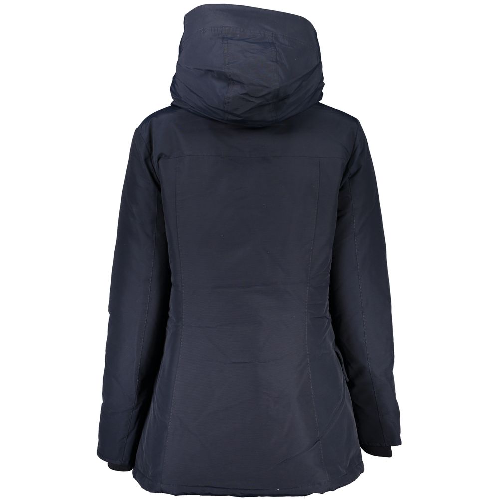 Veste Femme Woolrich en Coton Bleu