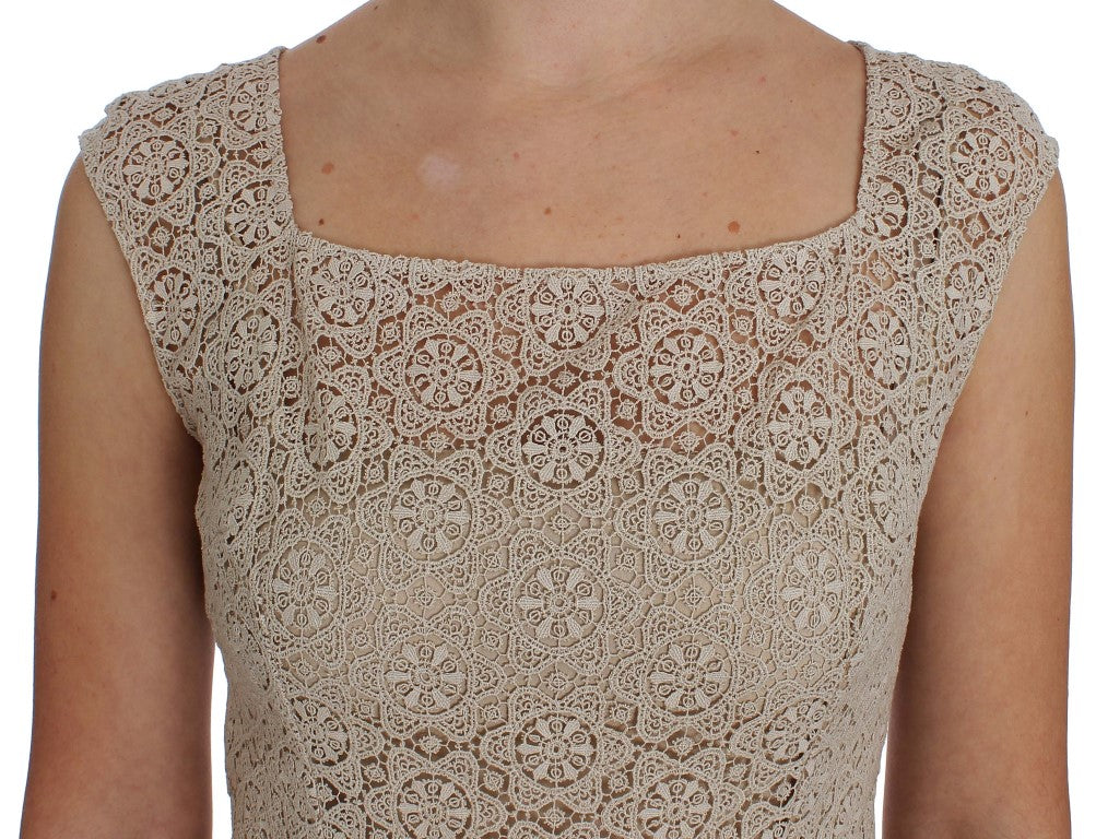 Dolce & Gabbana Beige Long Dress for Women additional view