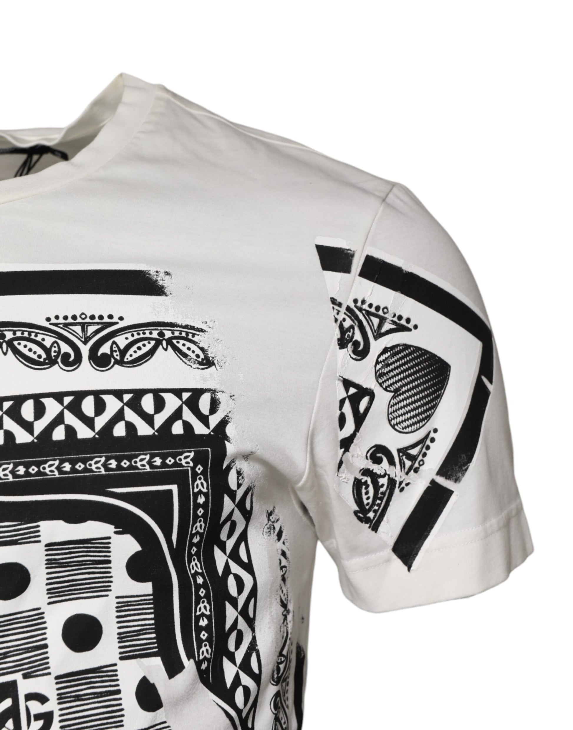 Dolce & Gabbana White T-Shirt for Men detail view