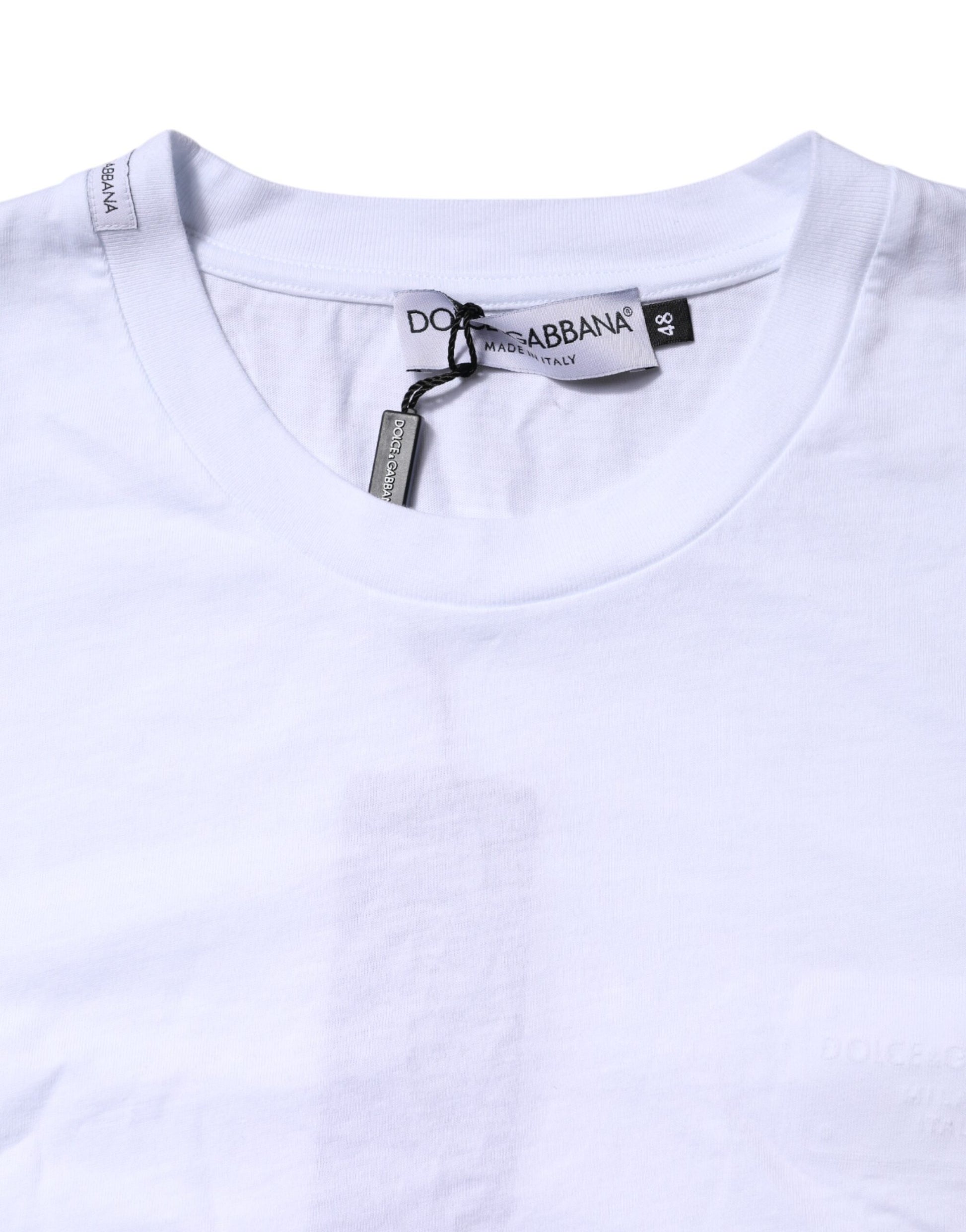 Dolce & Gabbana White T-Shirt for Men side view